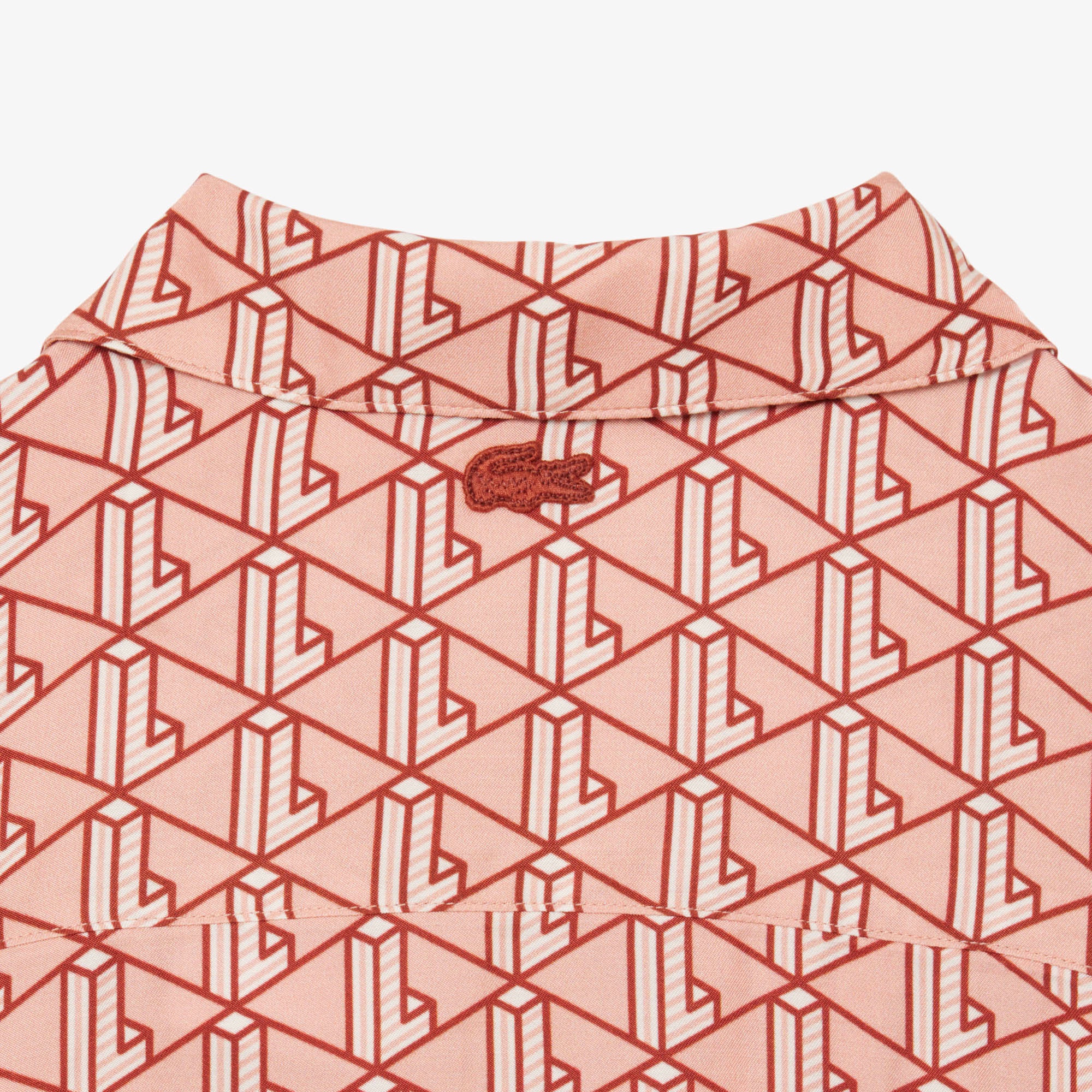 ウィメンズオープンカラーモノグラムシャツ