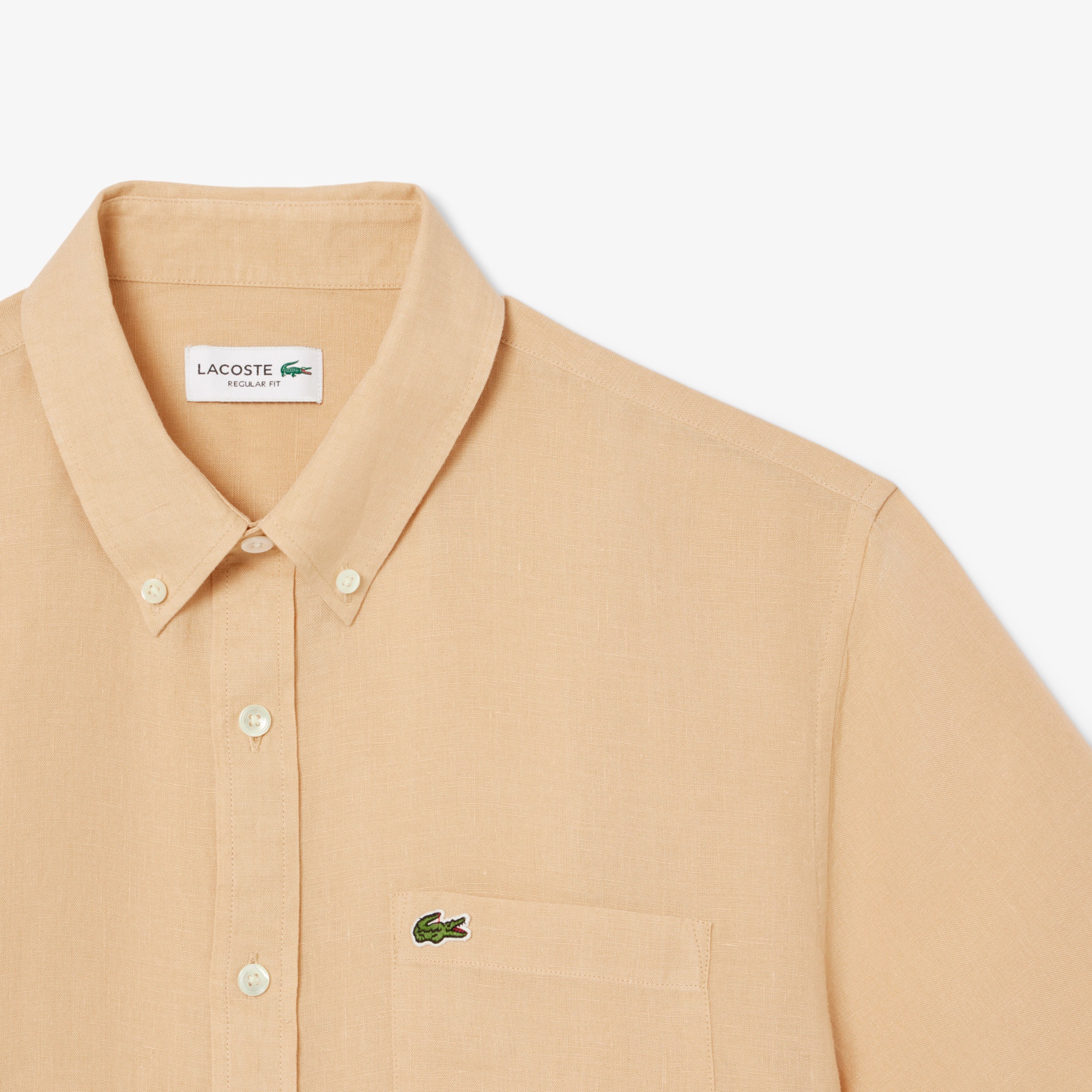 リネンボタンダウンシャツ