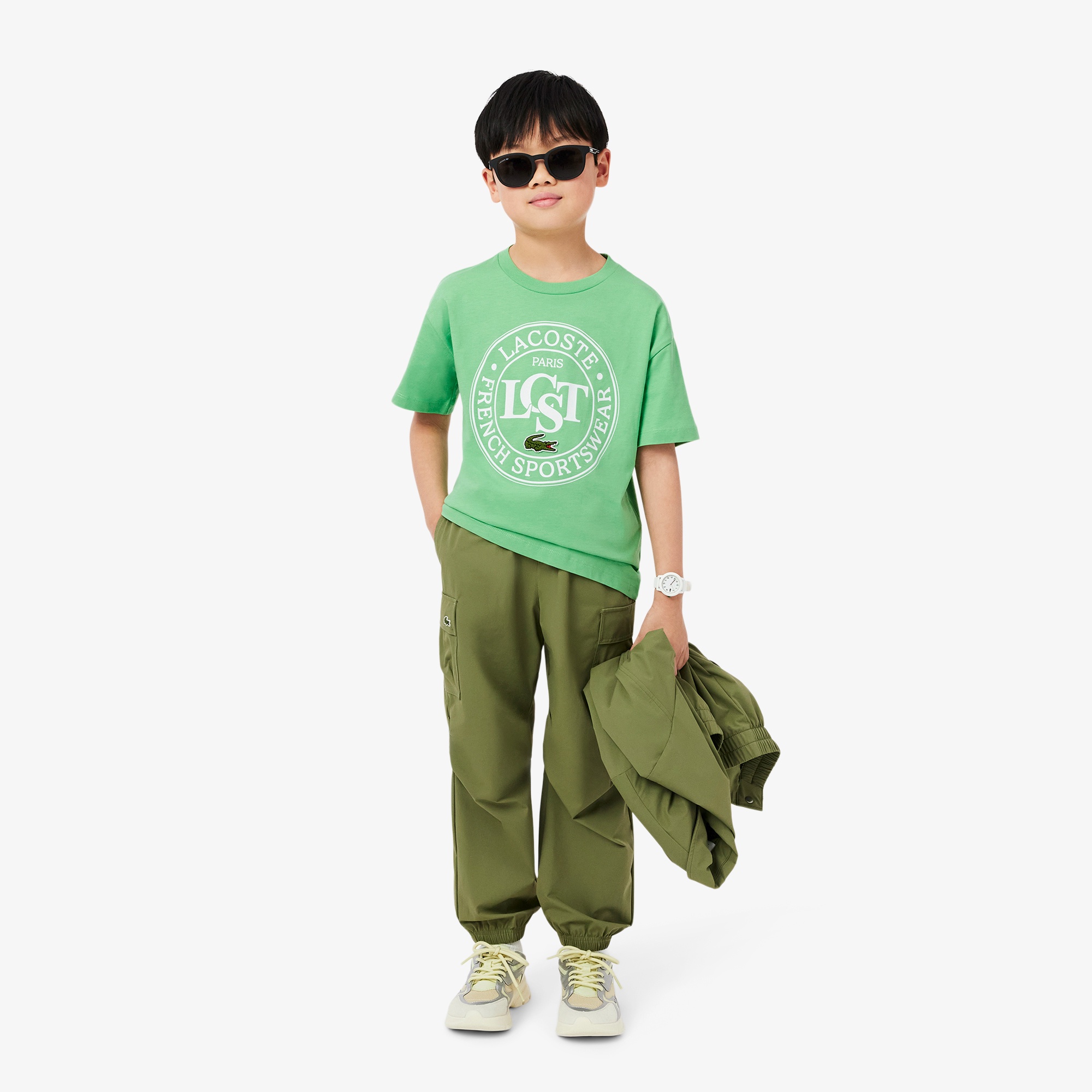 サークルグラフィックキッズTシャツ