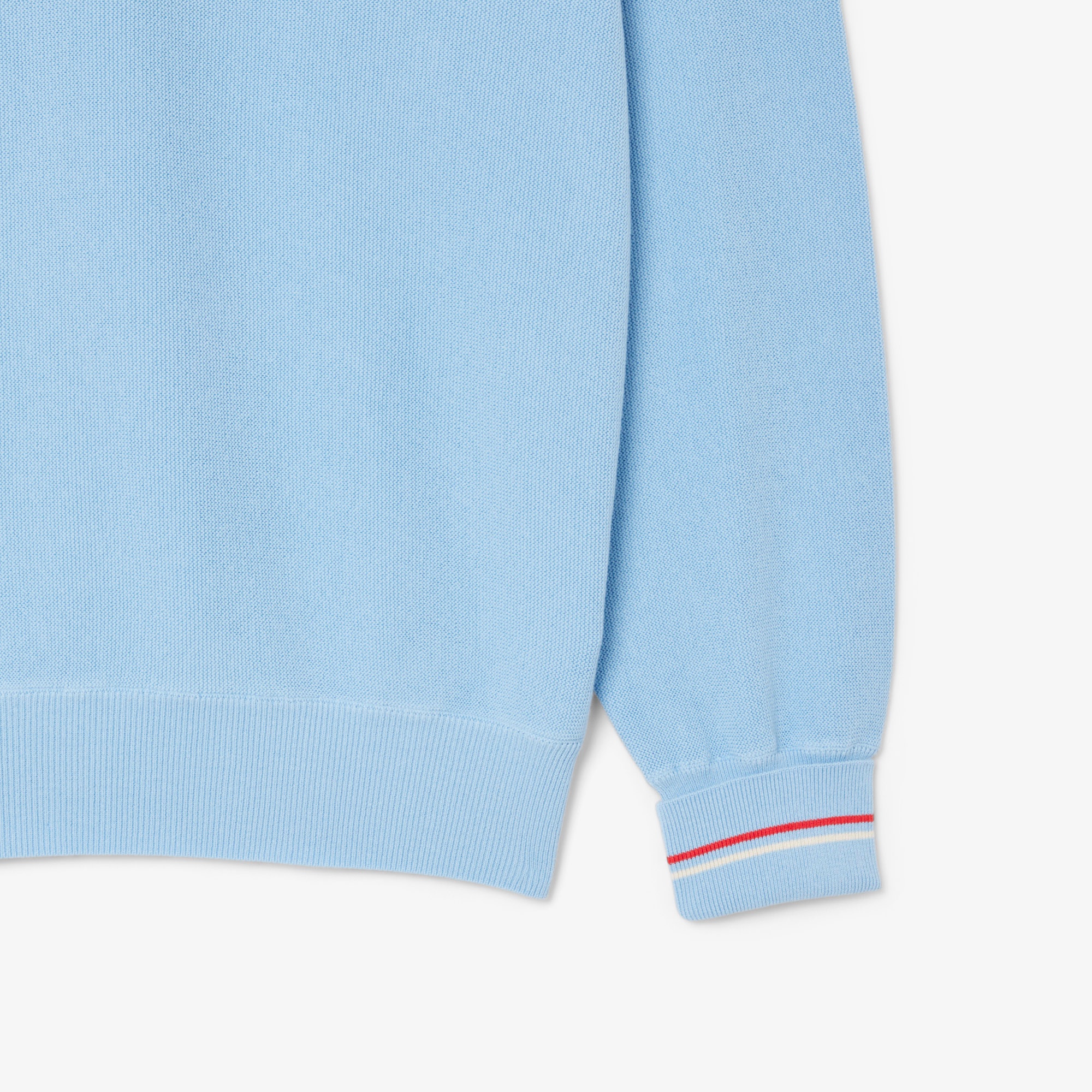 リブニットステッチコットンニットセーター