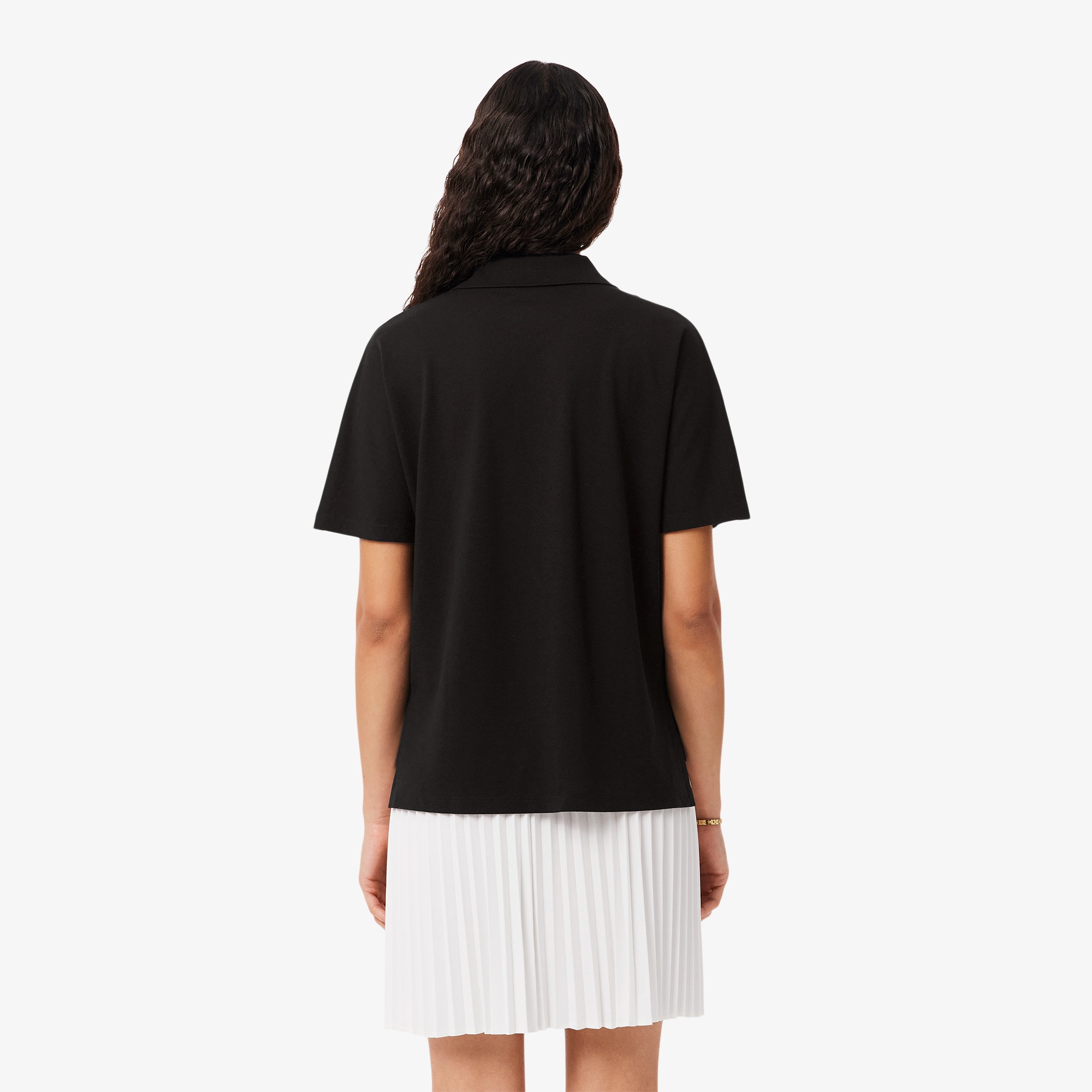 スキッパーネックポロシャツ