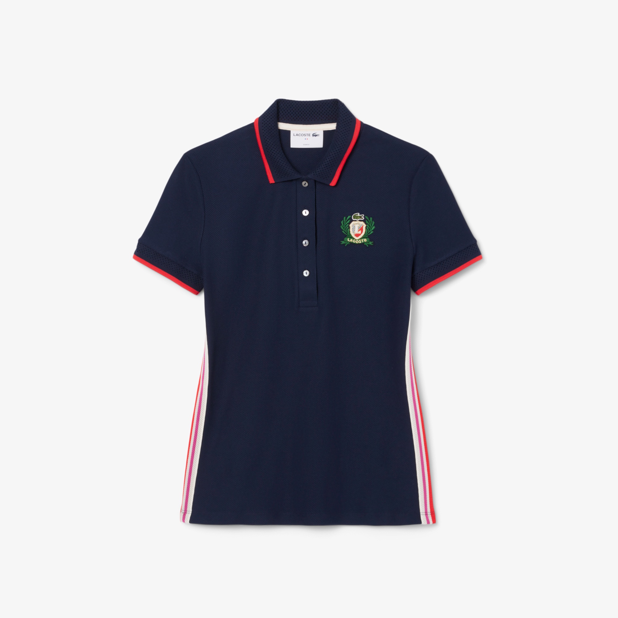 サイドメッシュバンドポロシャツ