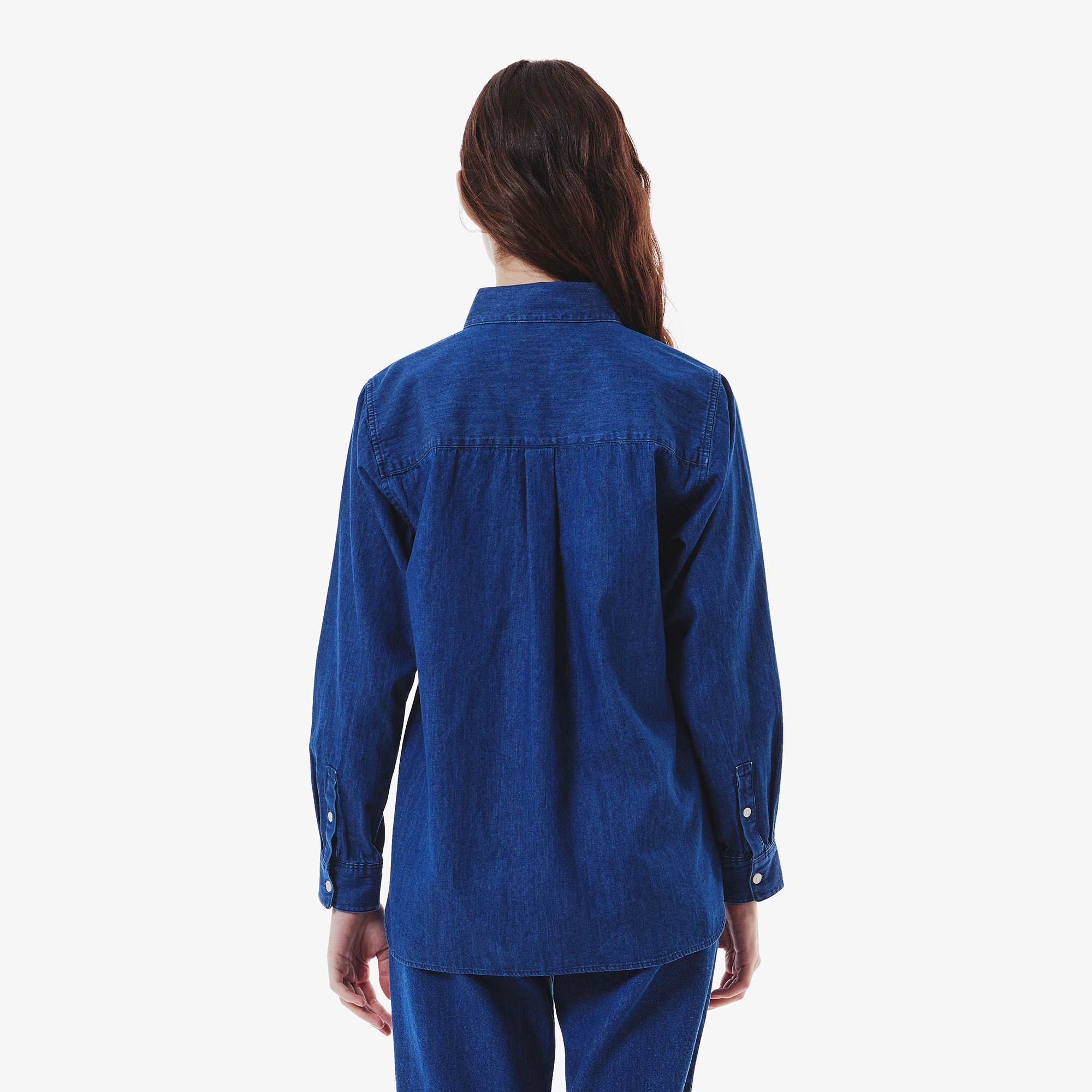 ダブルポケットデニムシャツ