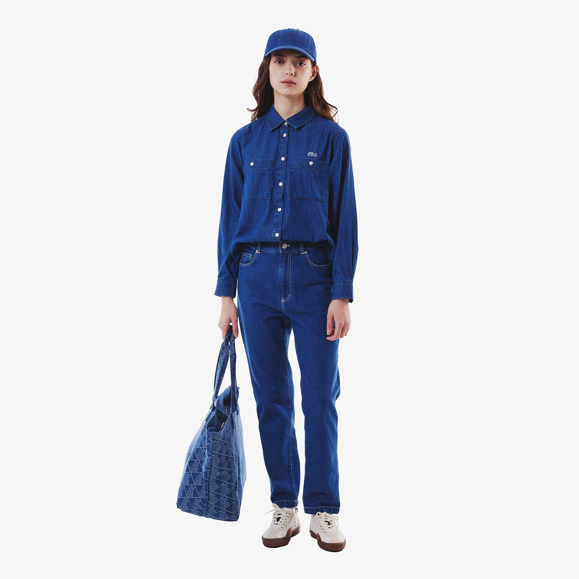 ダブルポケットデニムシャツ