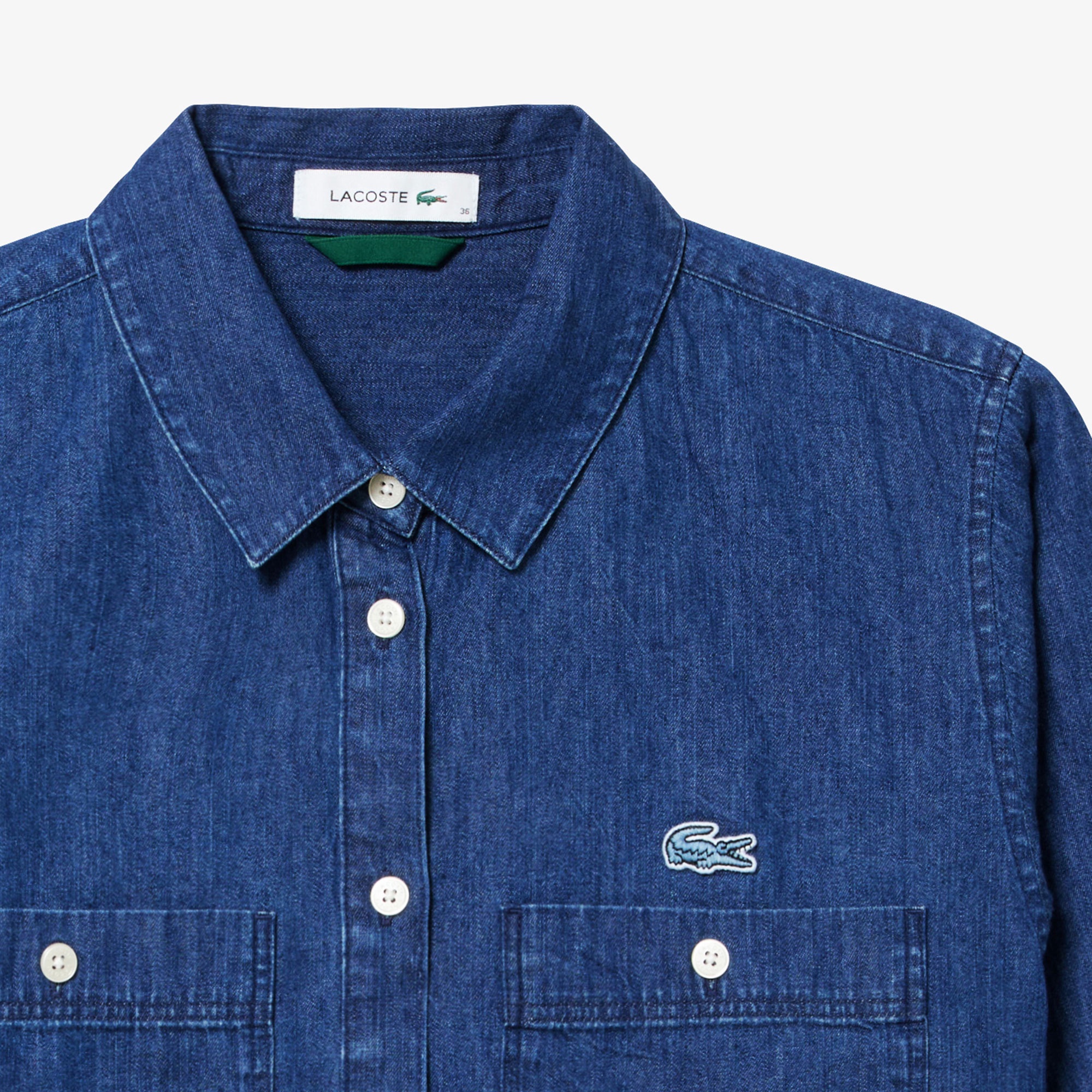 ダブルポケットデニムシャツ