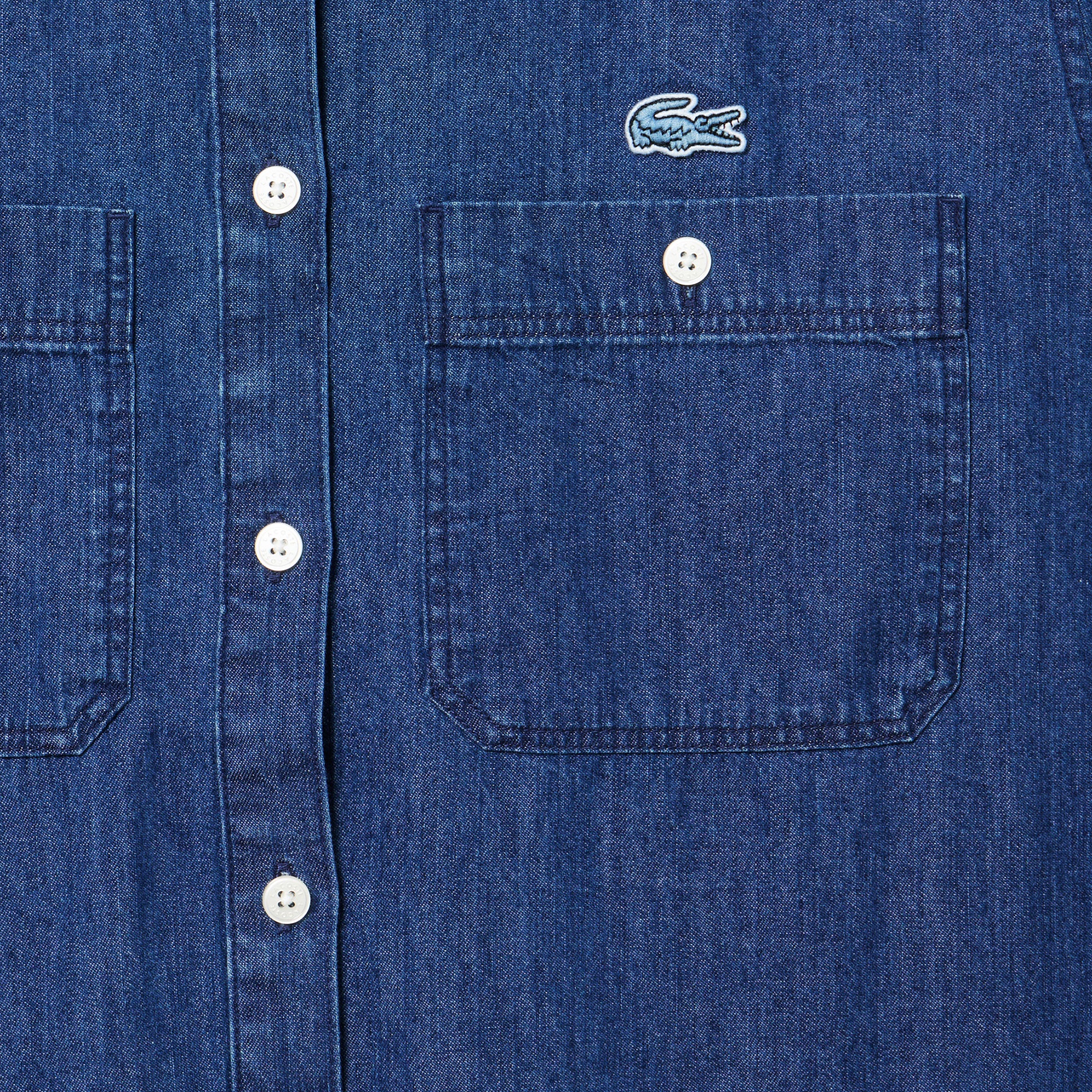 ダブルポケットデニムシャツ