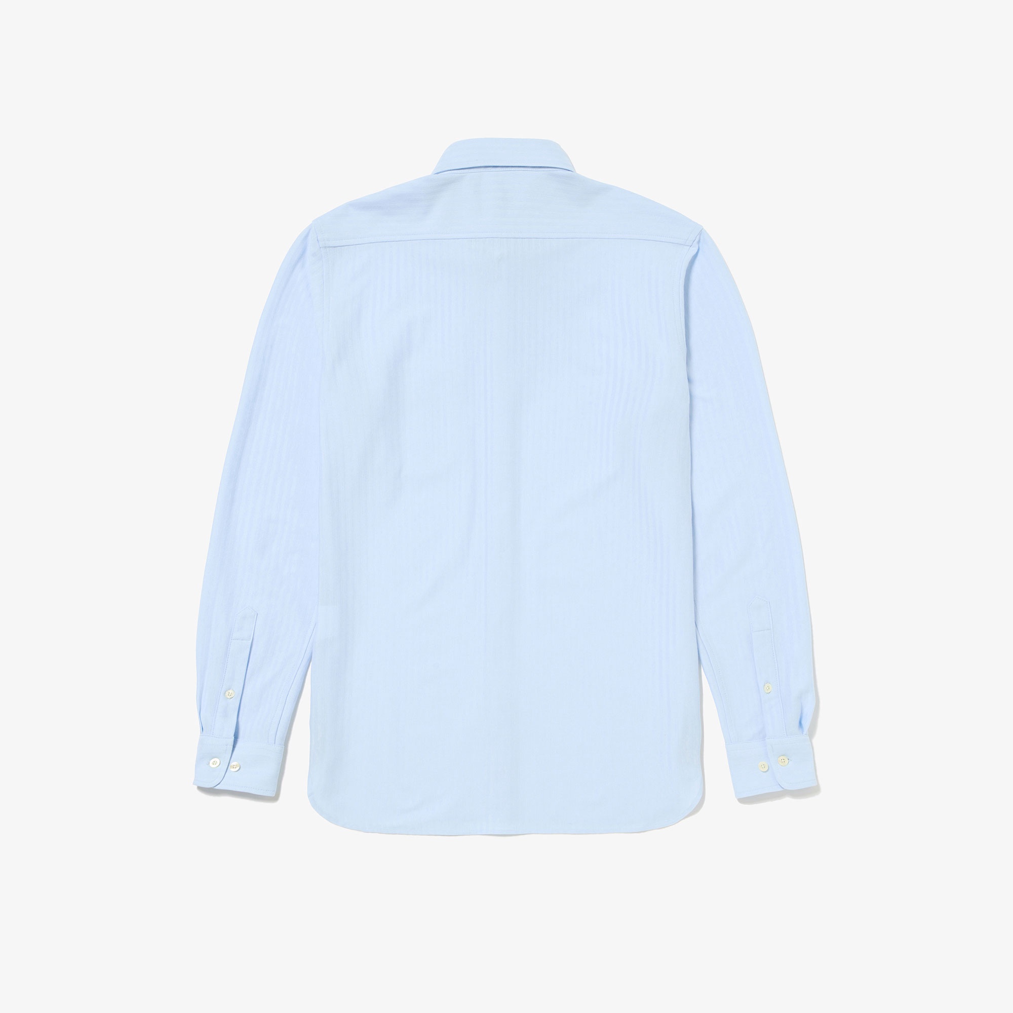 ジャカードストライプボタンダウンジャージシャツ