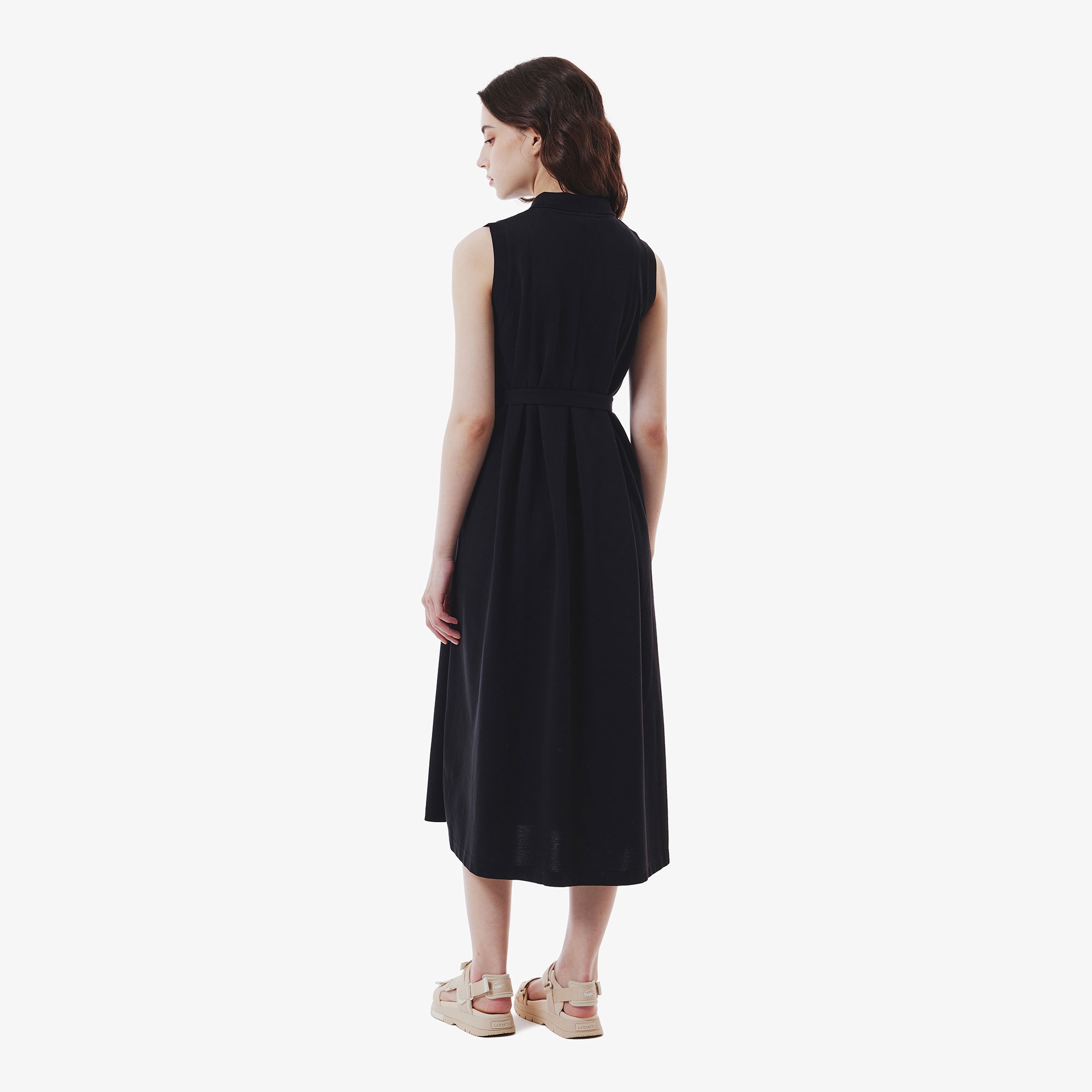 ノースリーブポロドレス