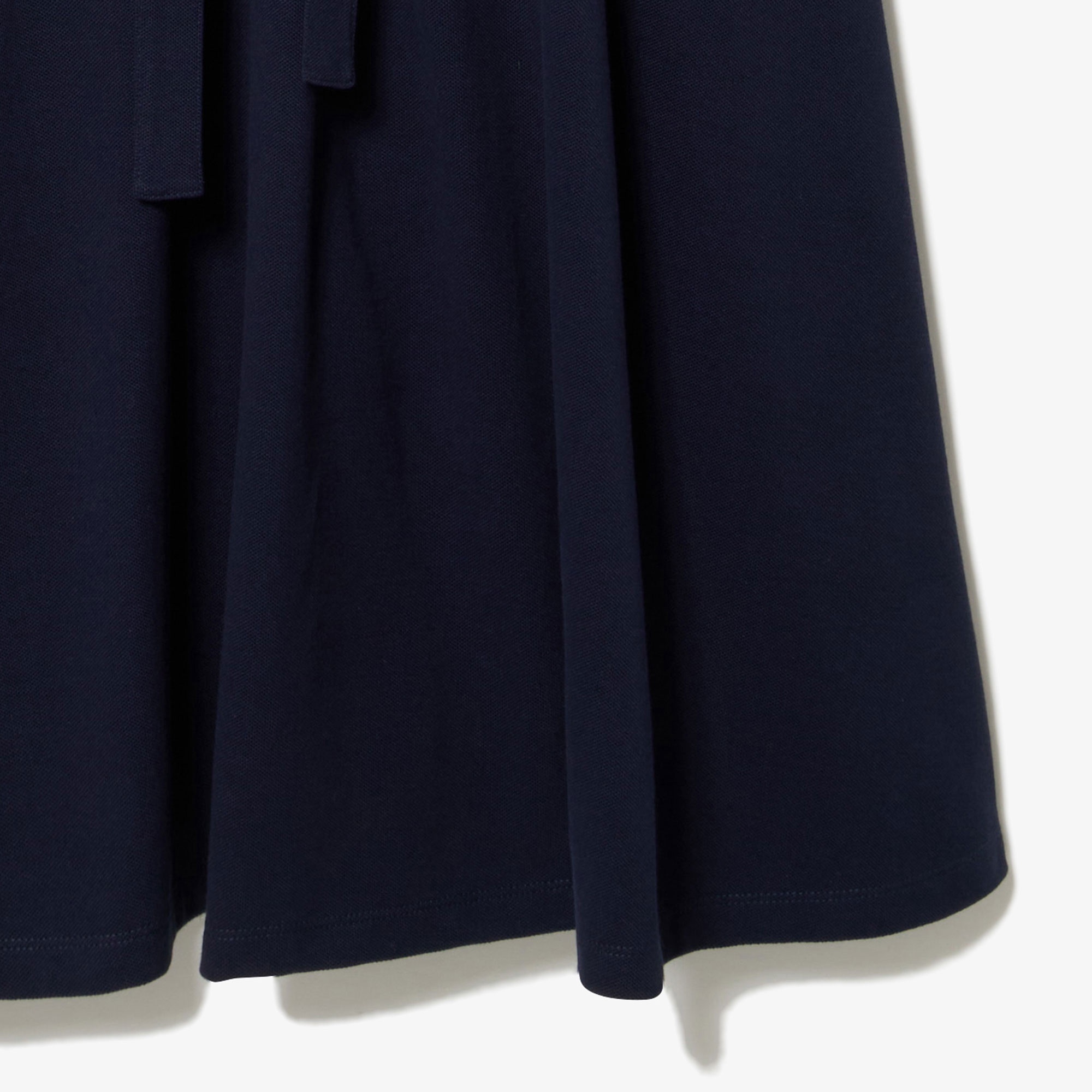 鹿の子地マキシ丈ドレス