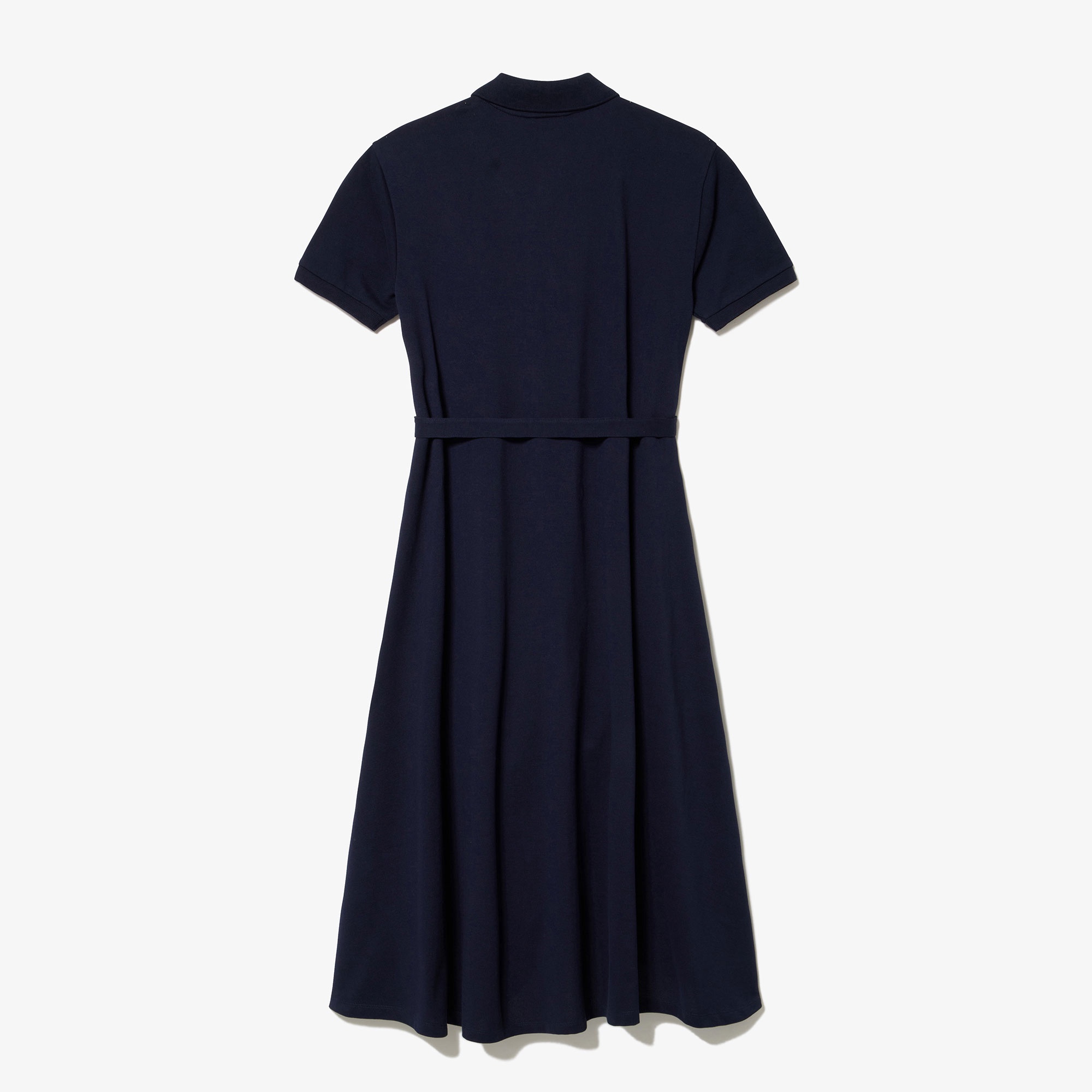 鹿の子地マキシ丈ドレス