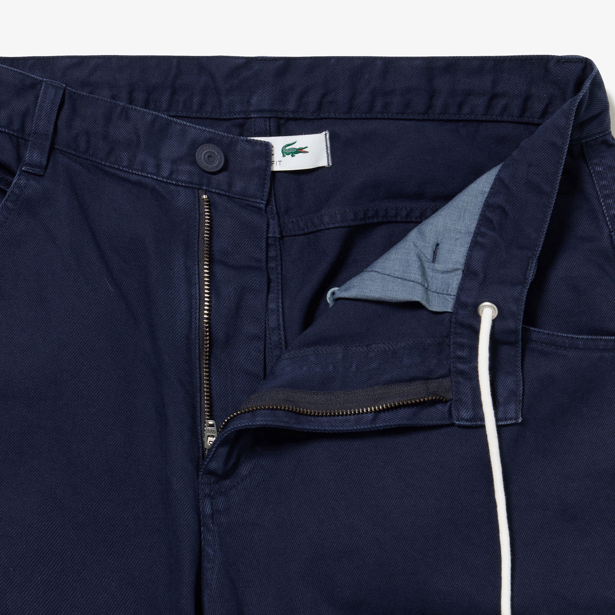 ワイドテーパードカラーデニムパンツ