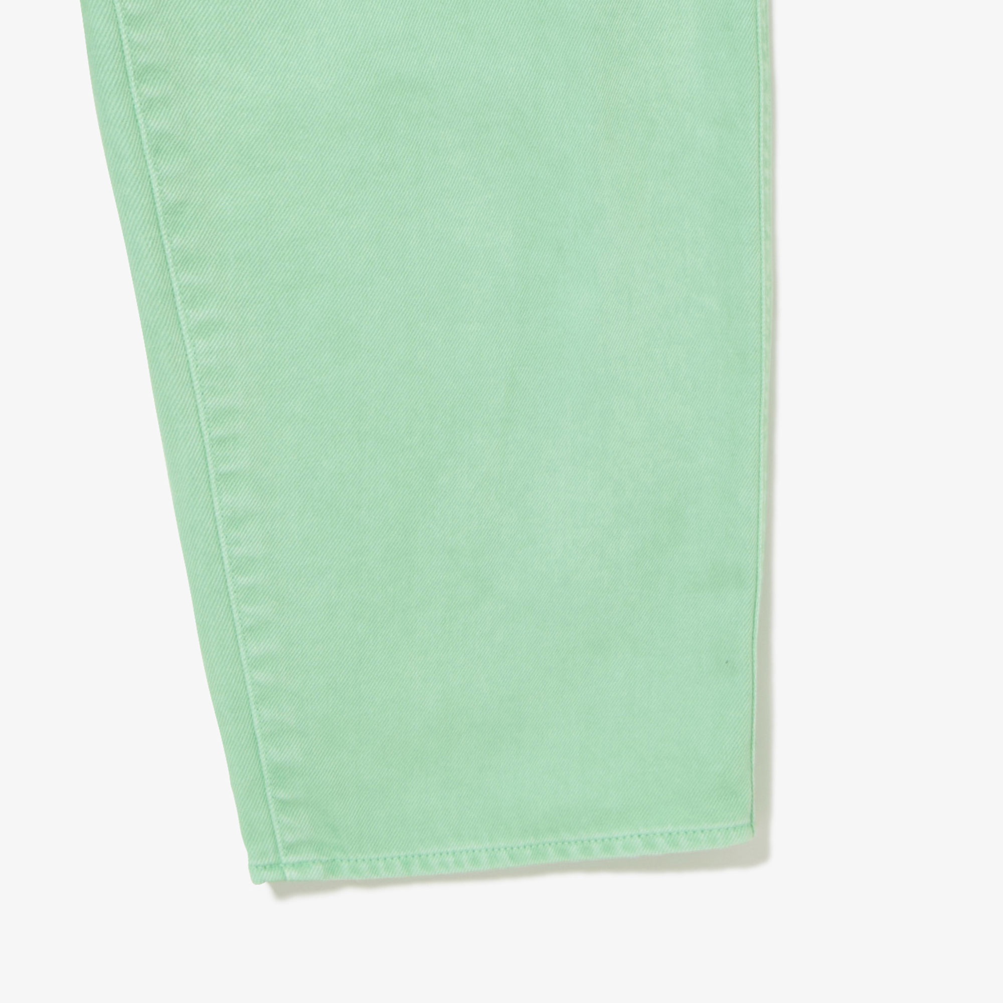 ワイドテーパードカラーデニムパンツ