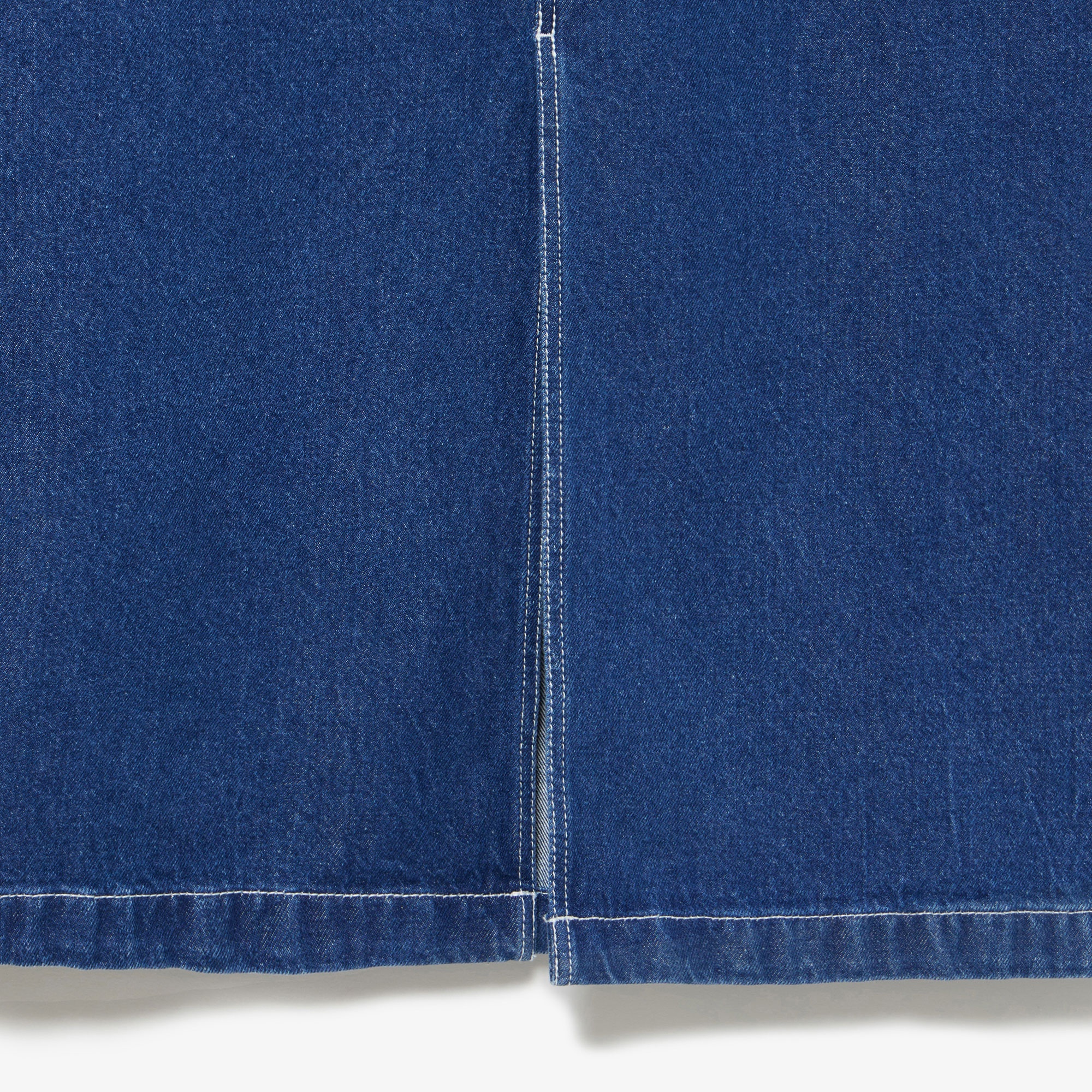 プレーンデニムマキシスカート