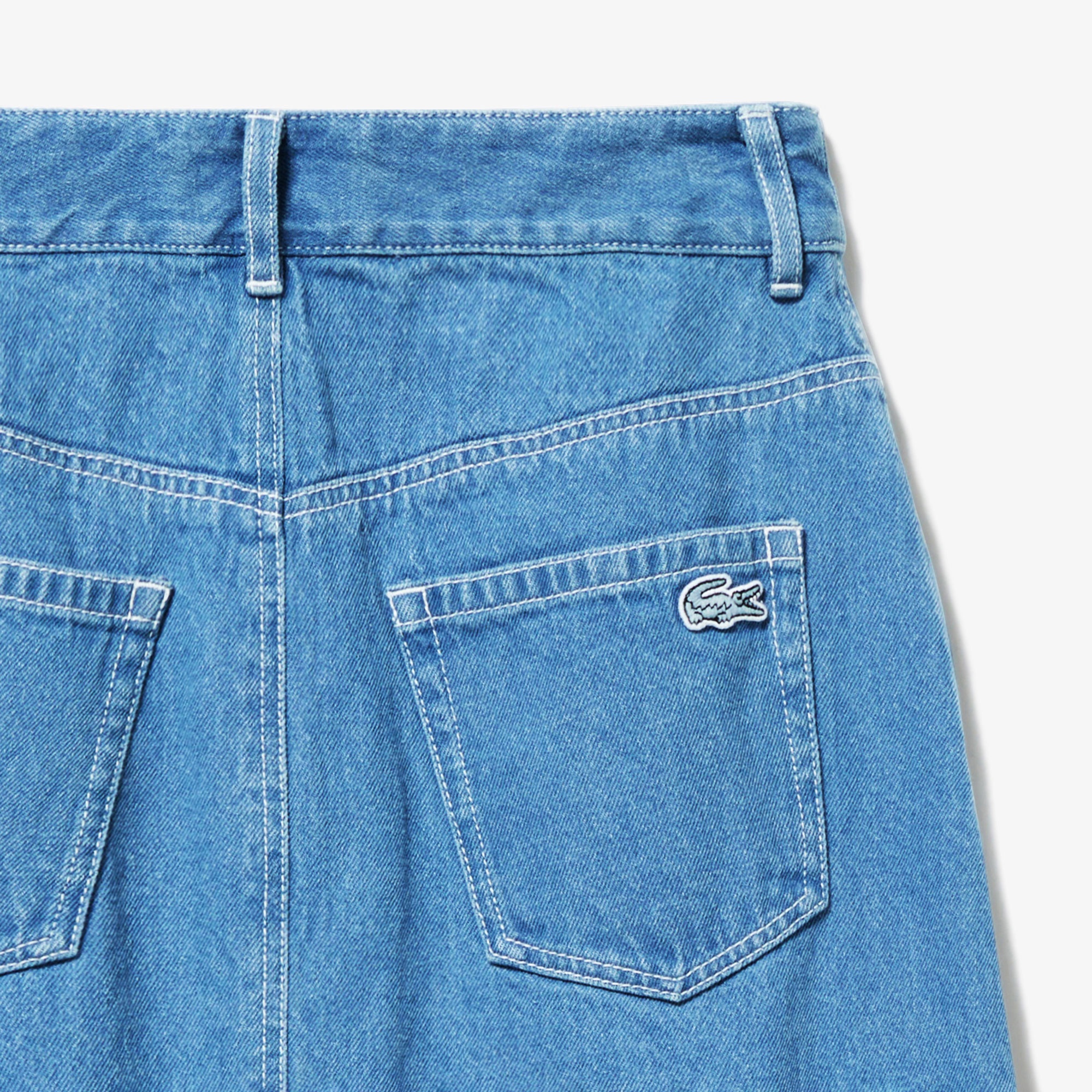 プレーンデニムマキシスカート