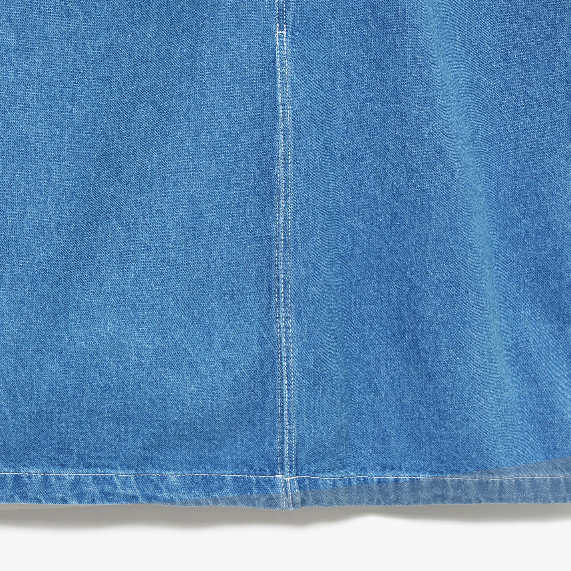 プレーンデニムマキシスカート