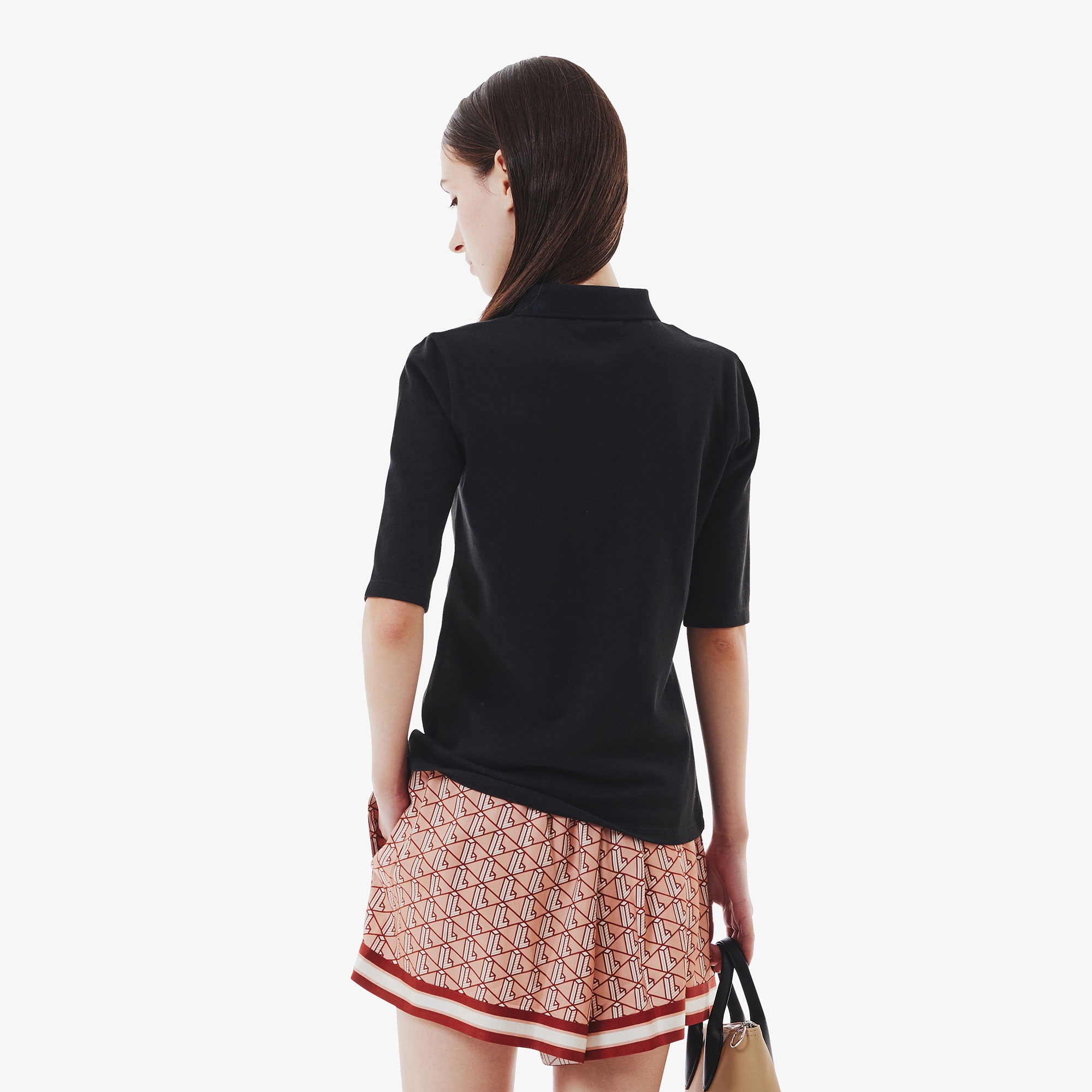 スリムフィットハーフスリーブポロシャツ