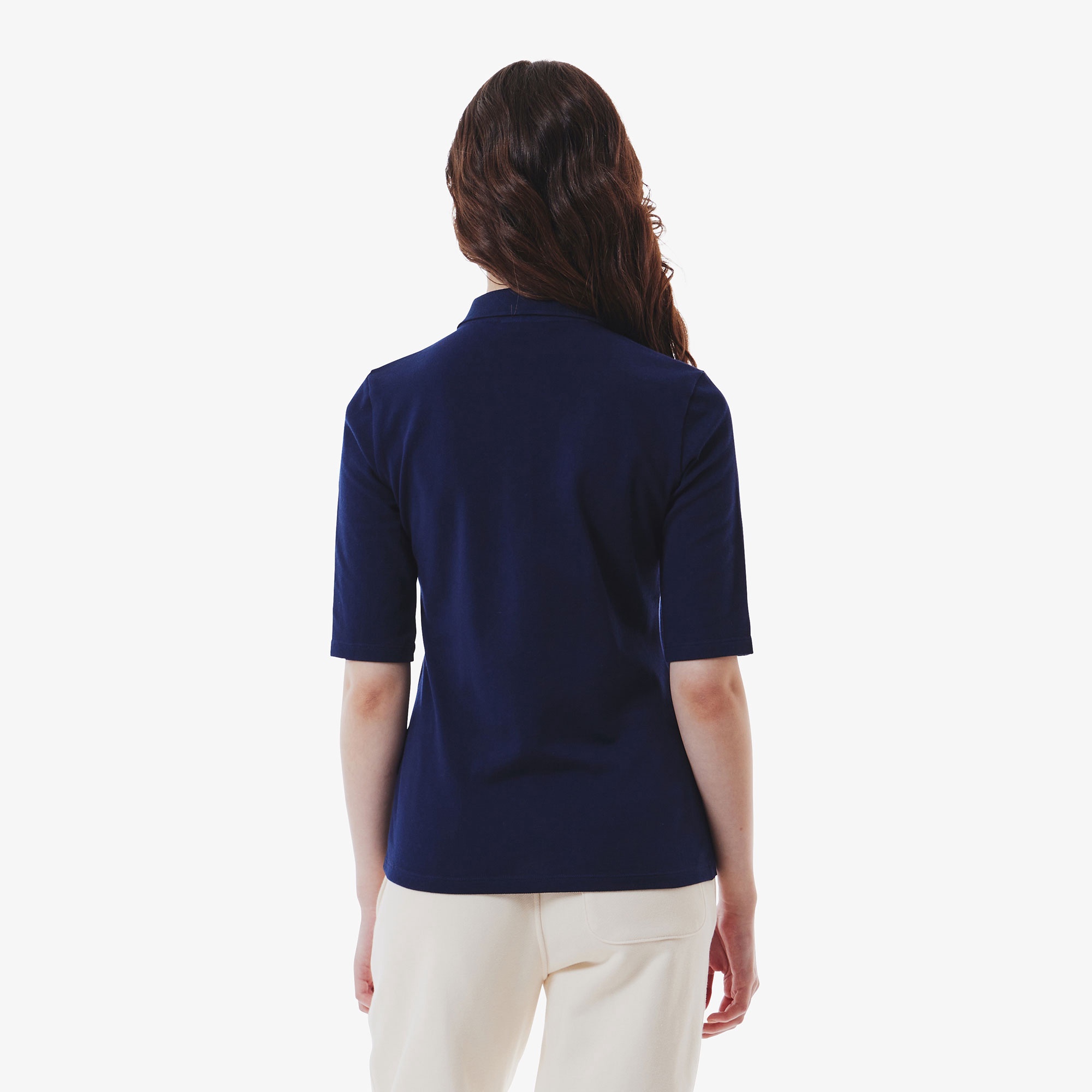 スリムフィットハーフスリーブポロシャツ