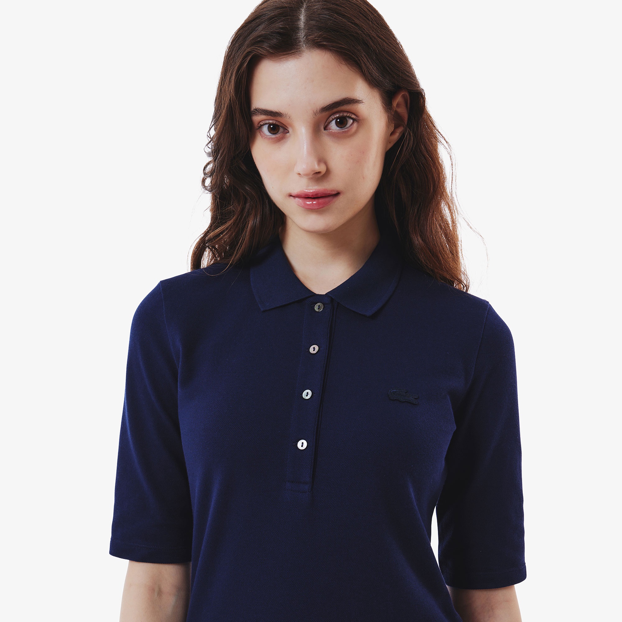 スリムフィットハーフスリーブポロシャツ