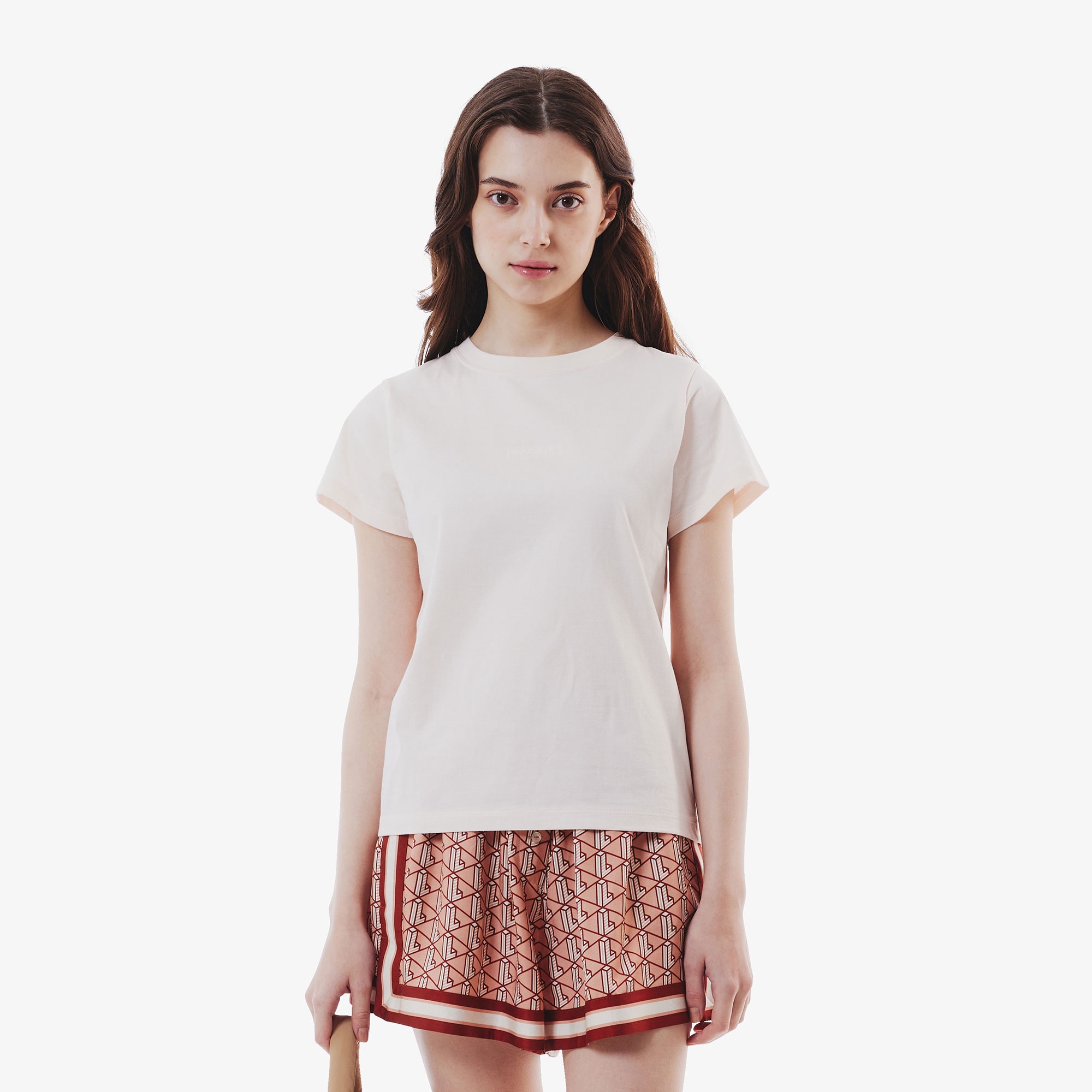 コンパクトブランドネームロゴTシャツ