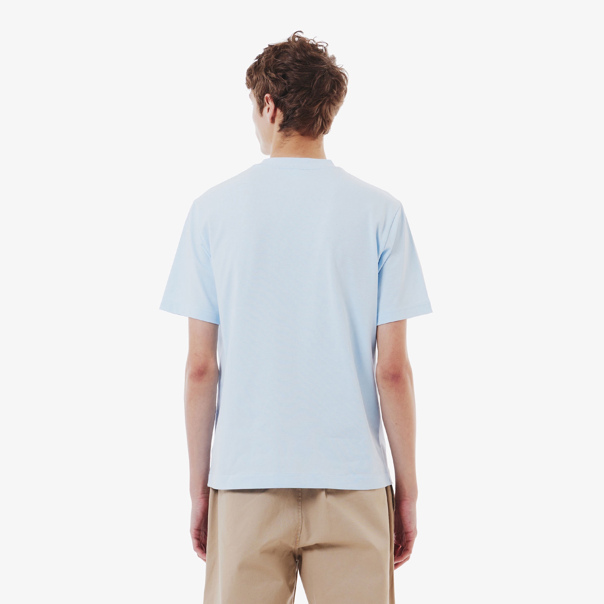 アウトラインクロッククルーネックTシャツ