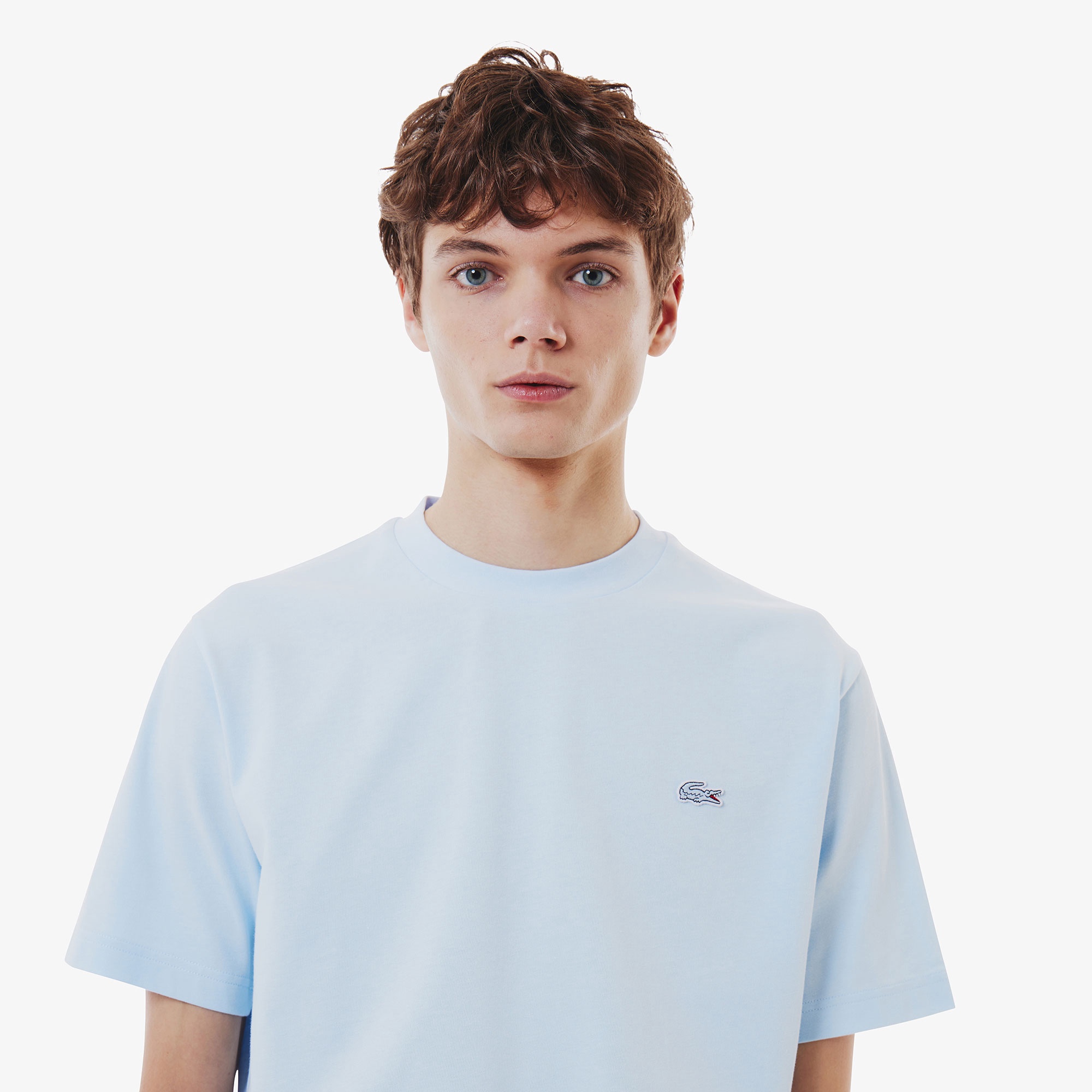 アウトラインクロッククルーネックTシャツ