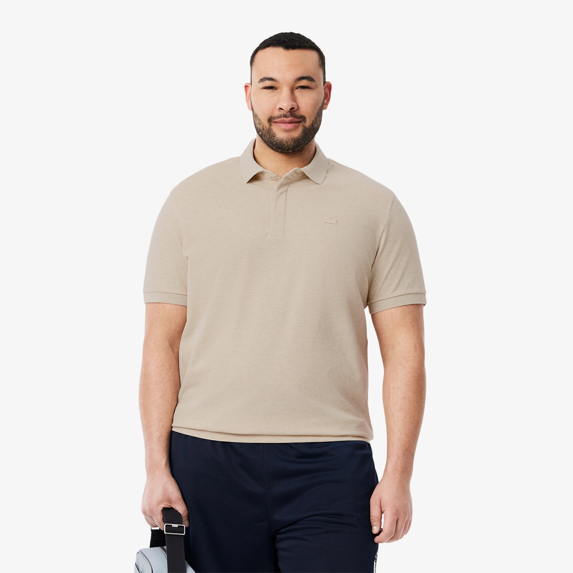 レギュラーフィット ストレッチ パリポロシャツ (半袖)