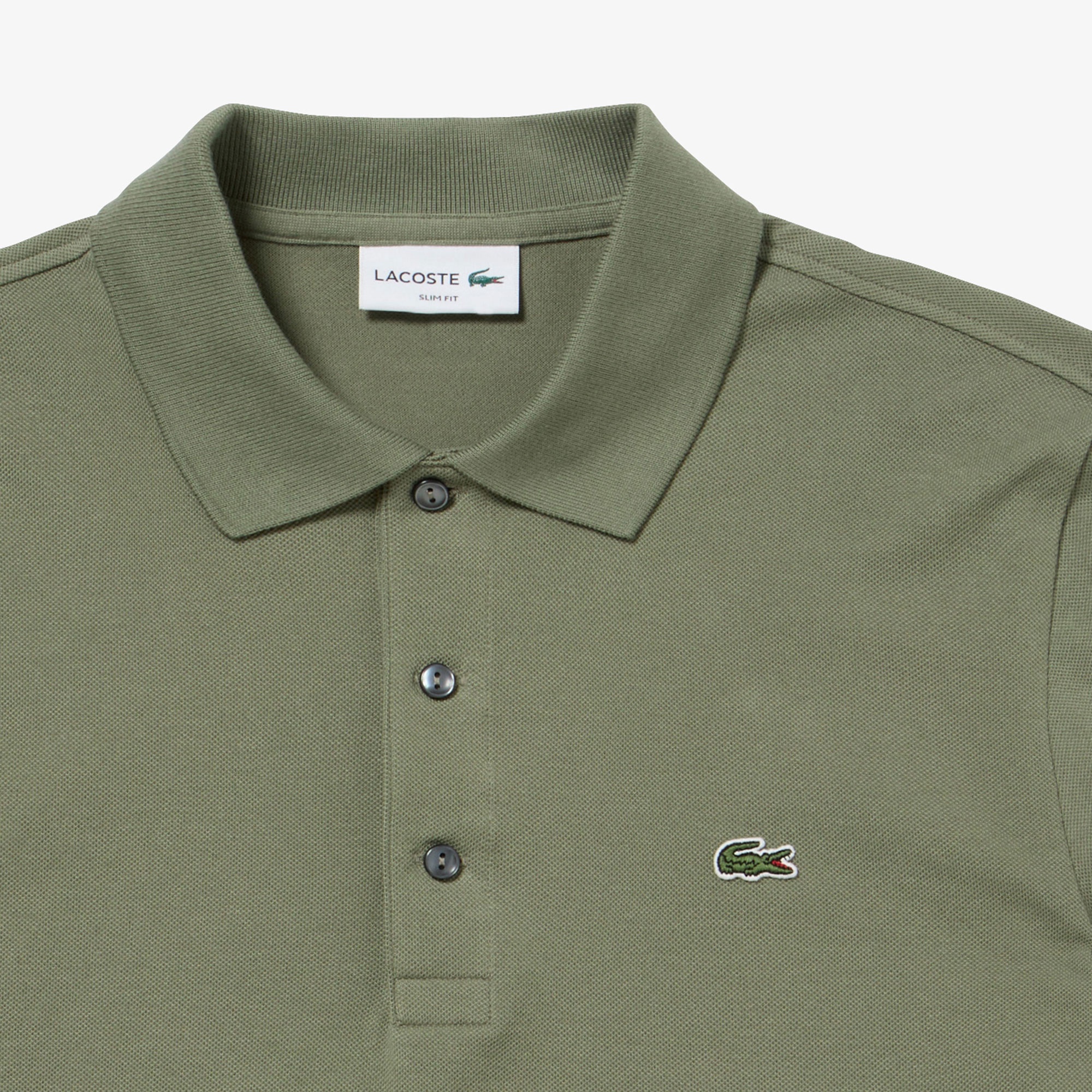 スリムフィットソリッドポロシャツ (半袖)