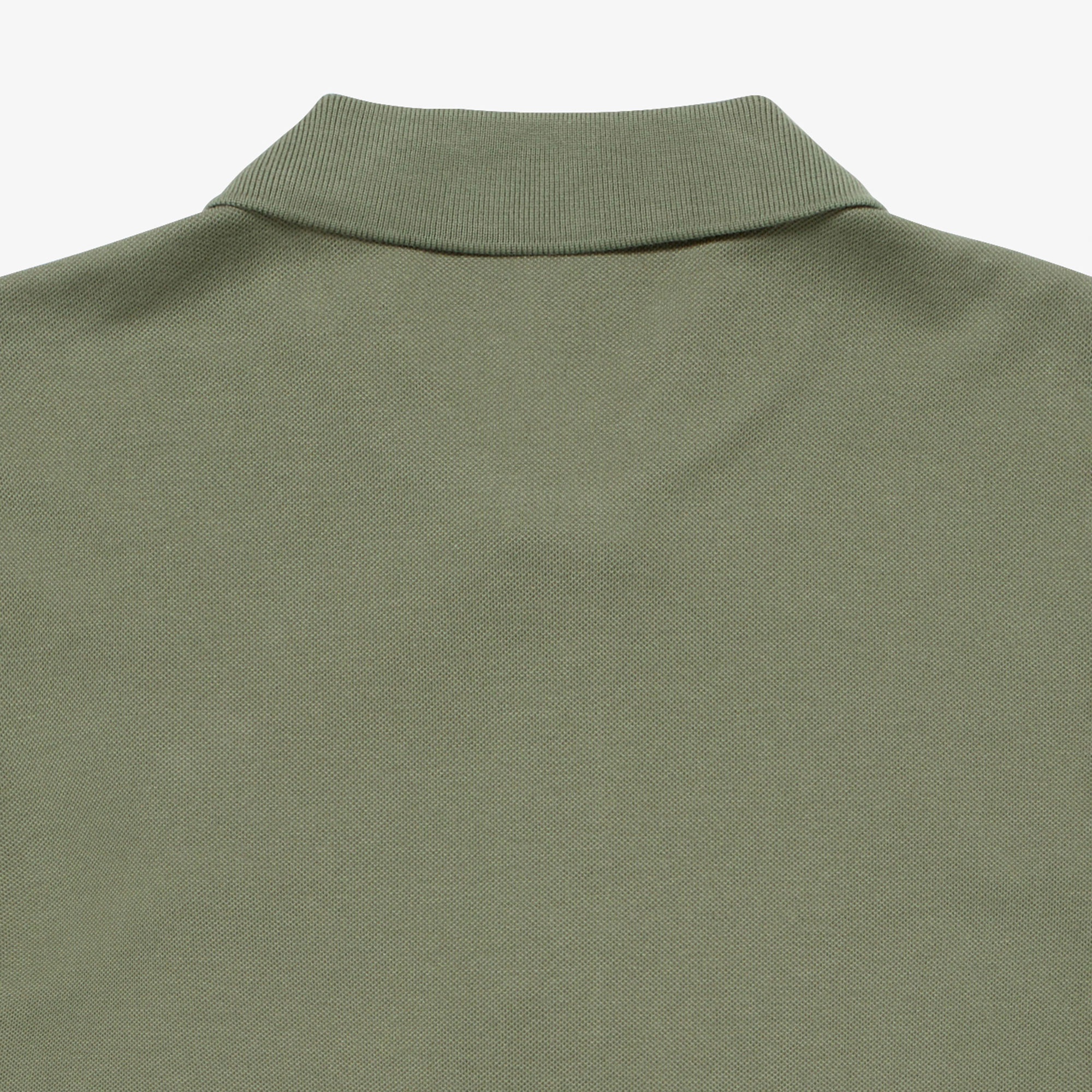 スリムフィットソリッドポロシャツ (半袖)