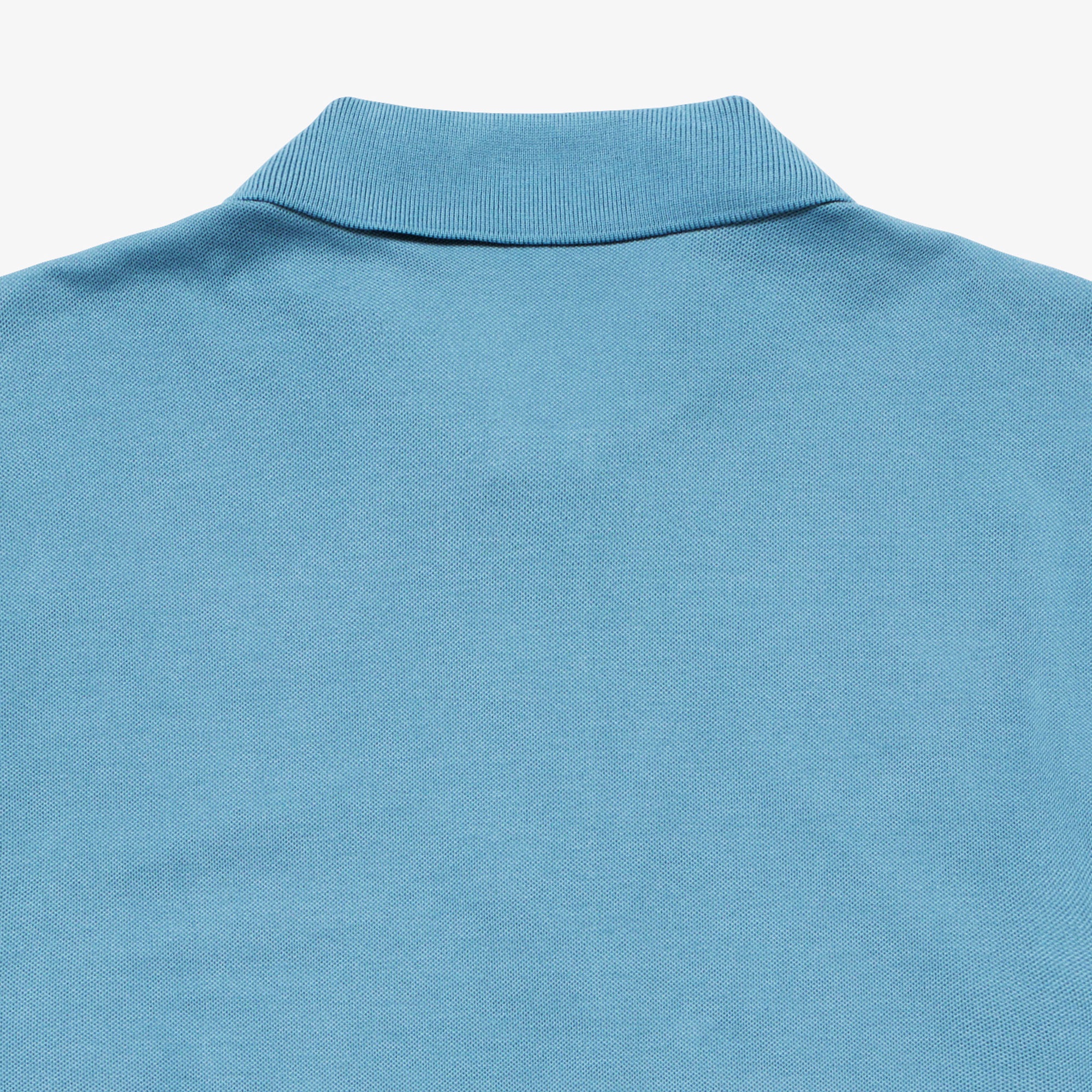 スリムフィットソリッドポロシャツ (半袖)