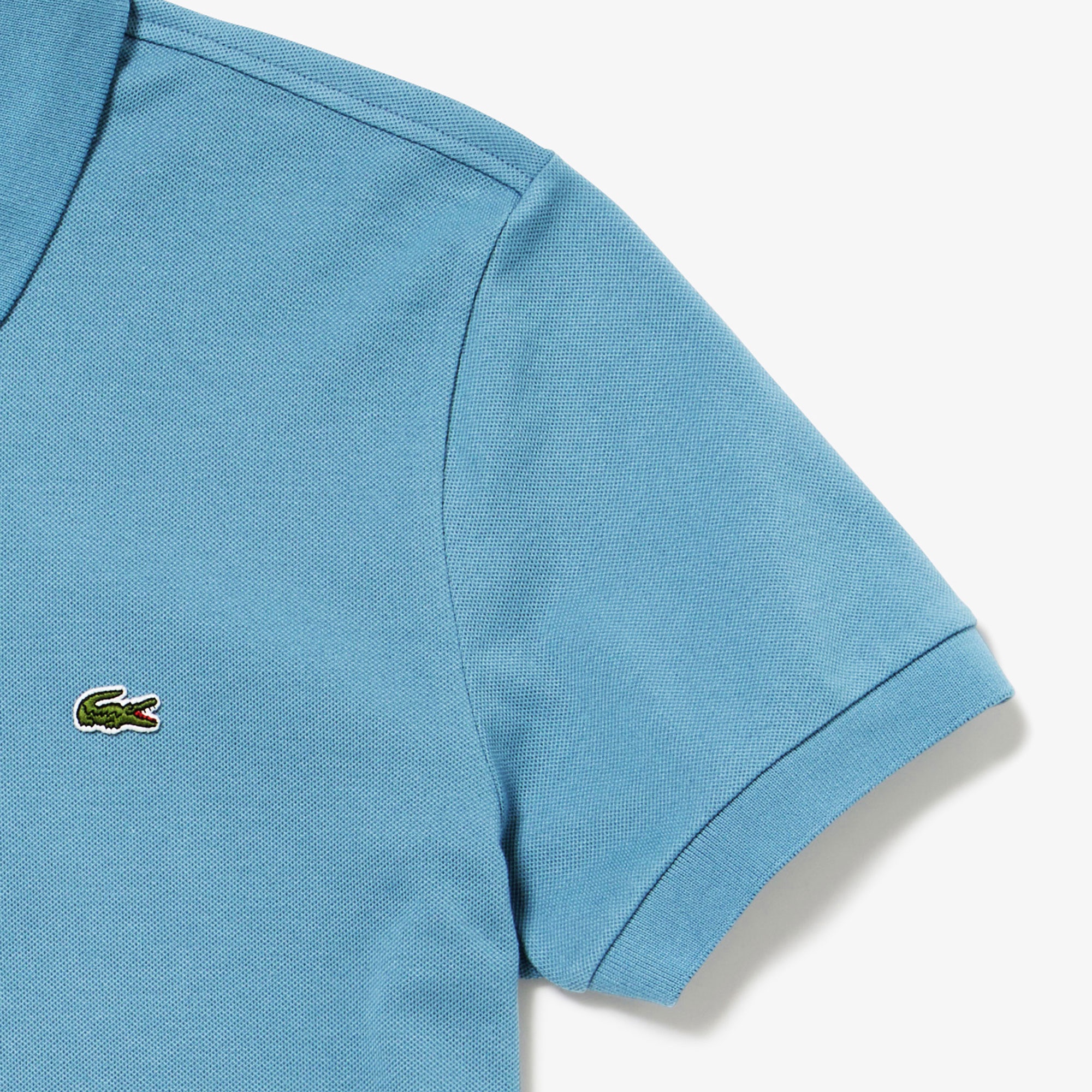 スリムフィットソリッドポロシャツ (半袖)