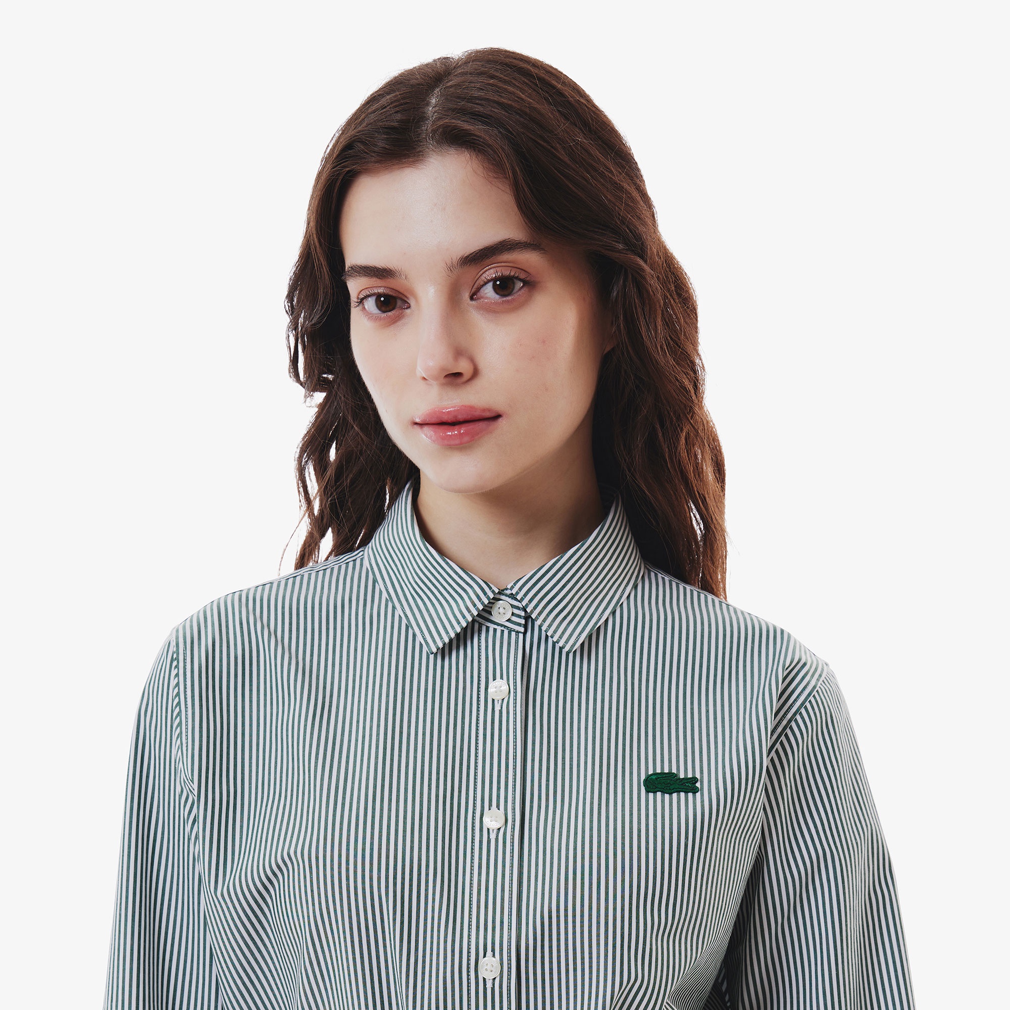 ベーシックストライプシャツ