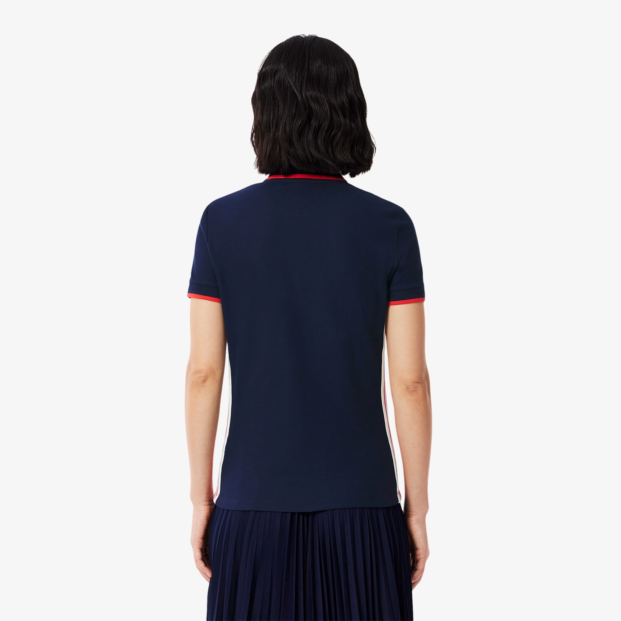 サイドメッシュバンドポロシャツ