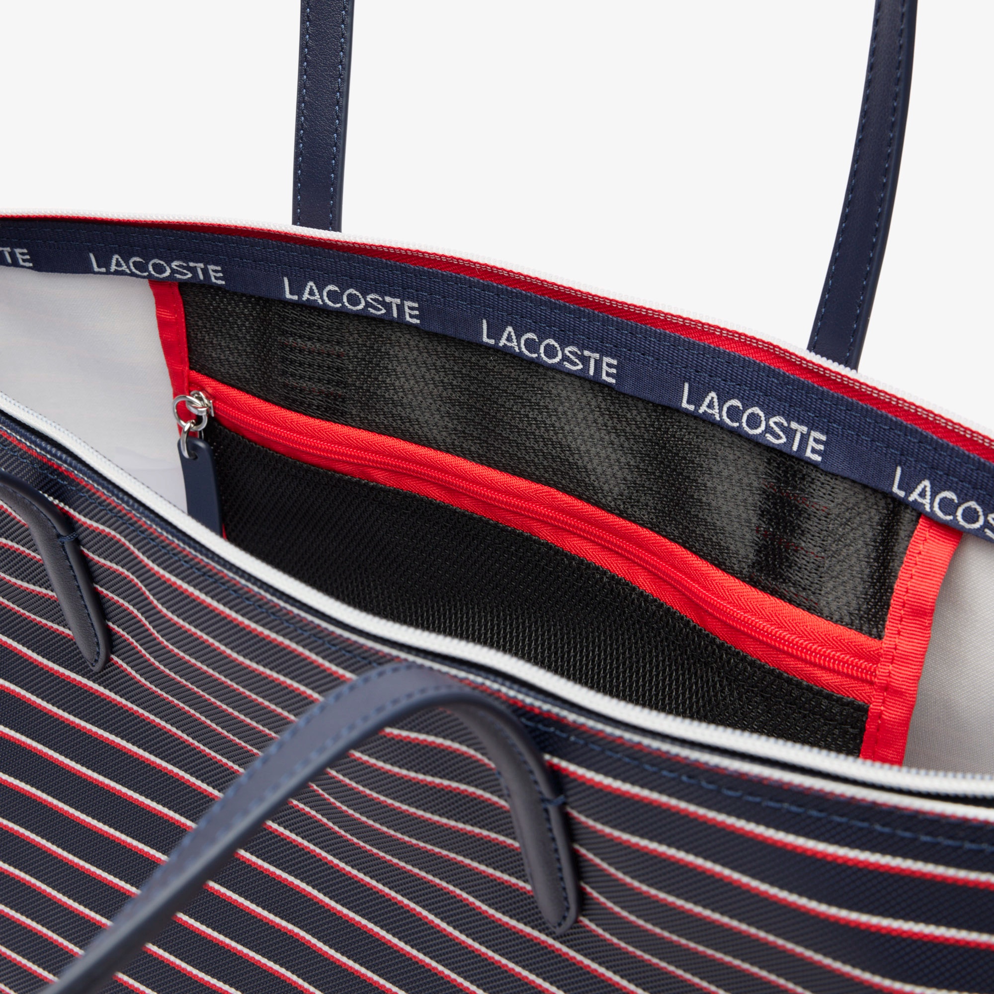 L.12.12コンセプトシーズナル ボーダーラージトートバッグ