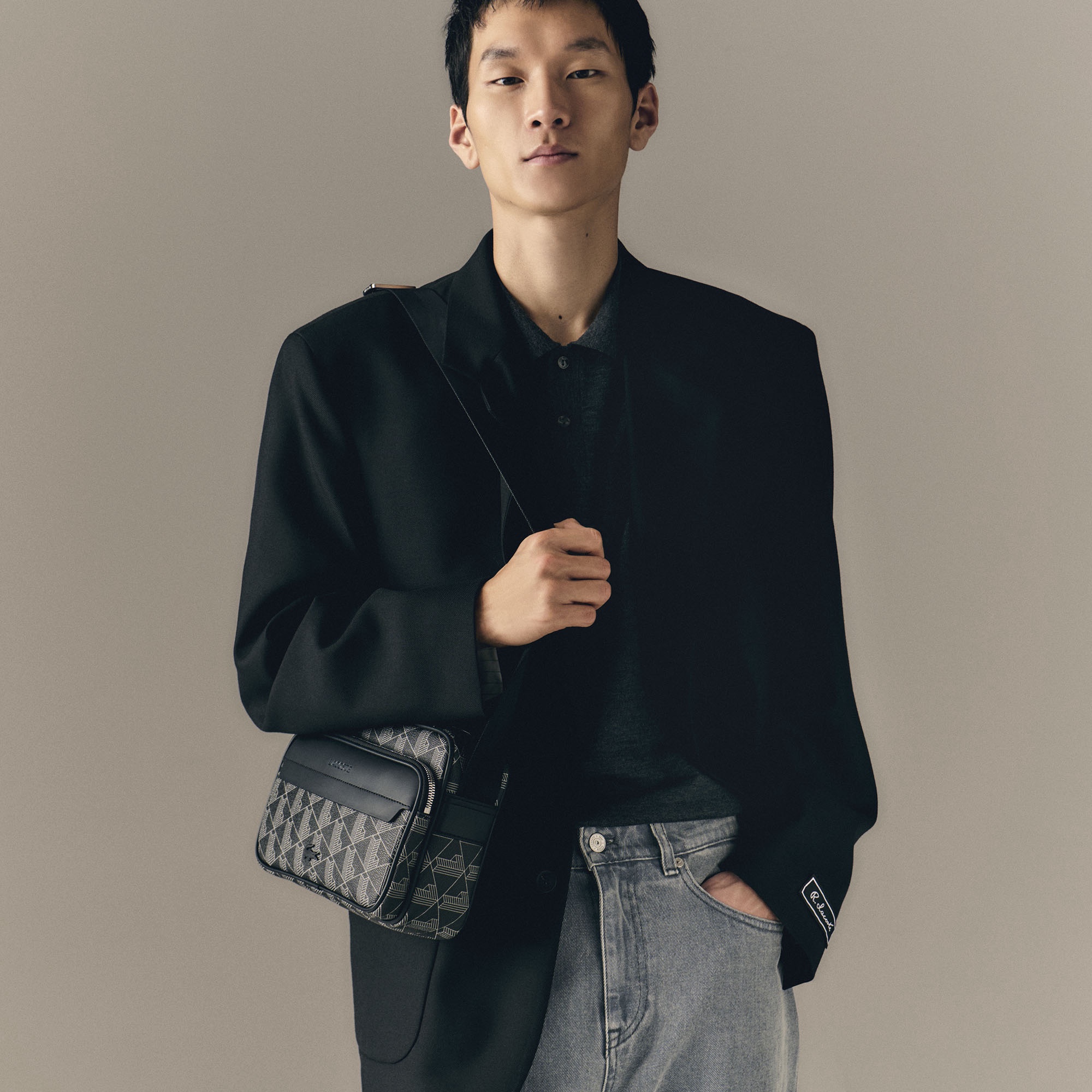 ザ ブレンド グレインテクスチャーショルダーバッグ