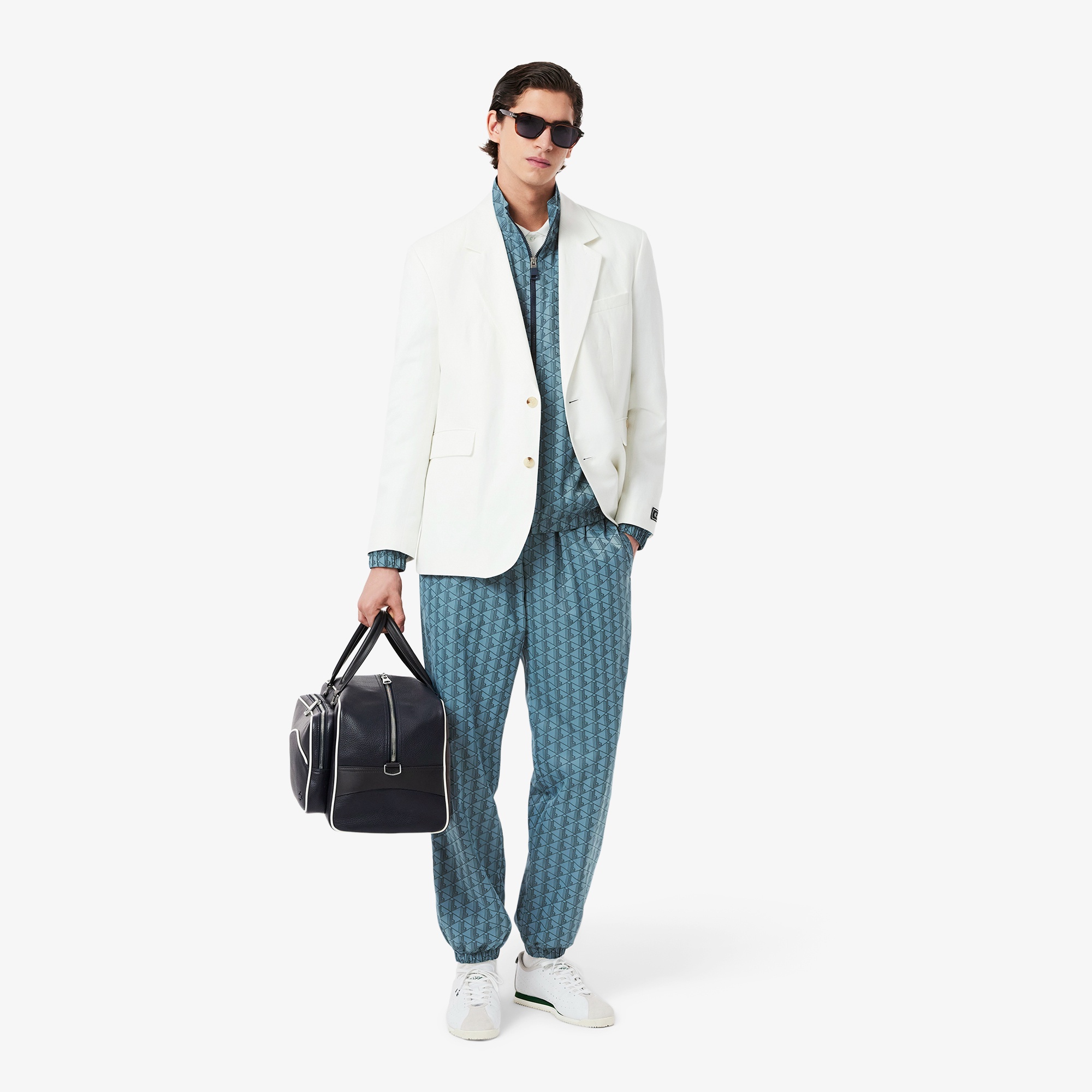 モノグラムジャカード撥水ジャケット