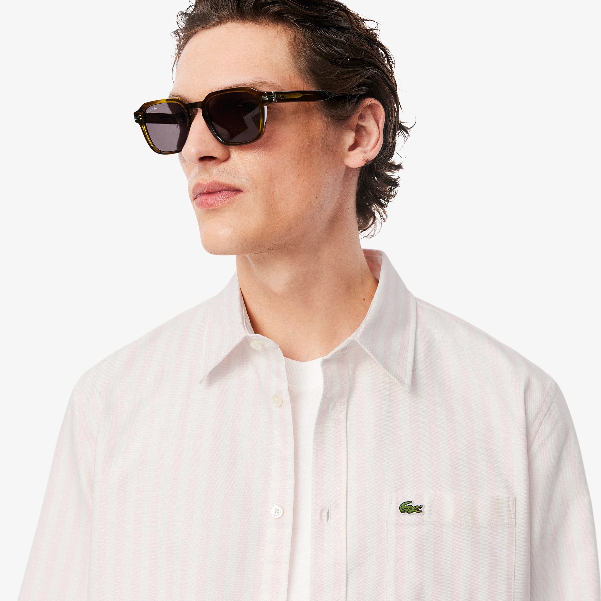 ロンドンストライプオックスフォードシャツ