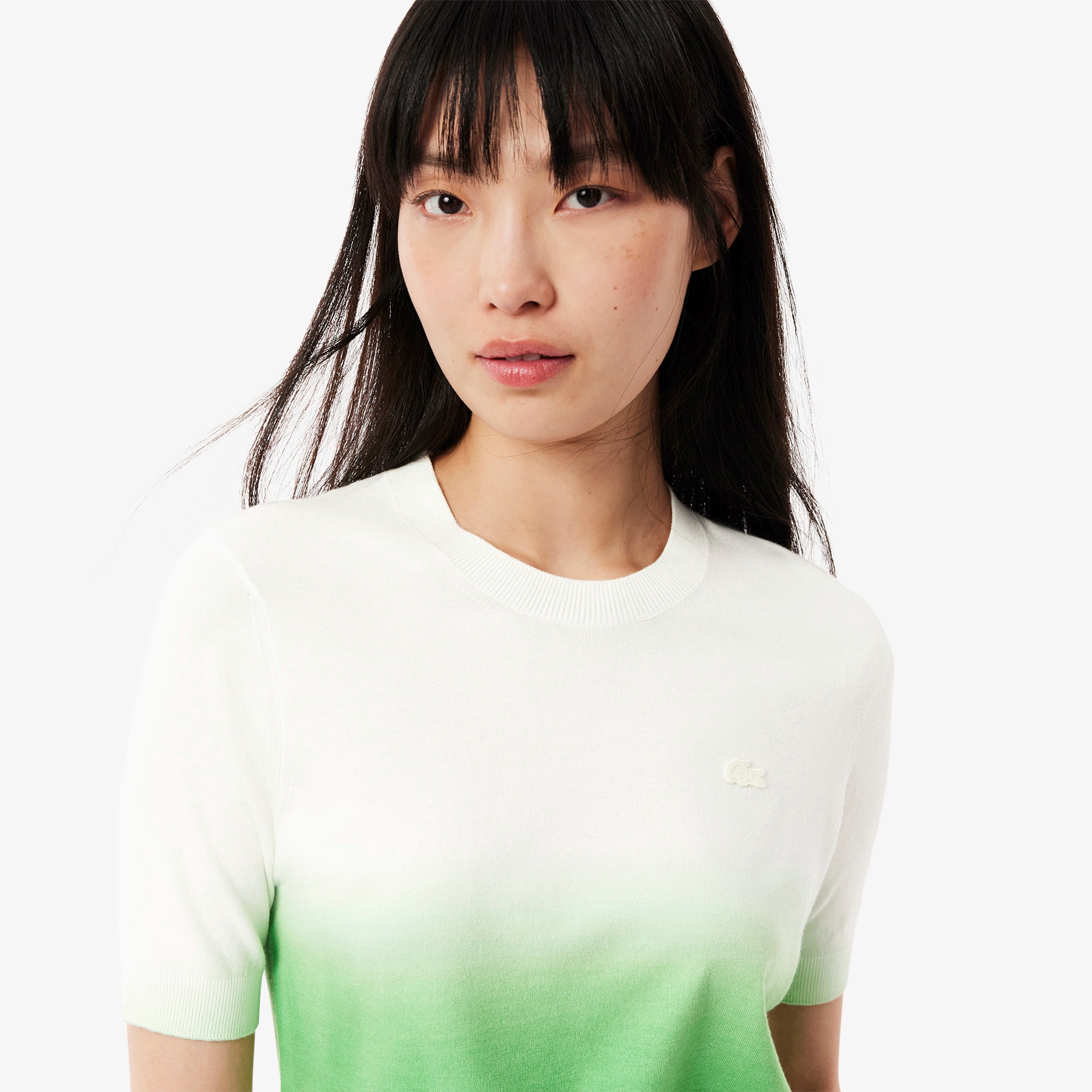 グラデーションニットTシャツ