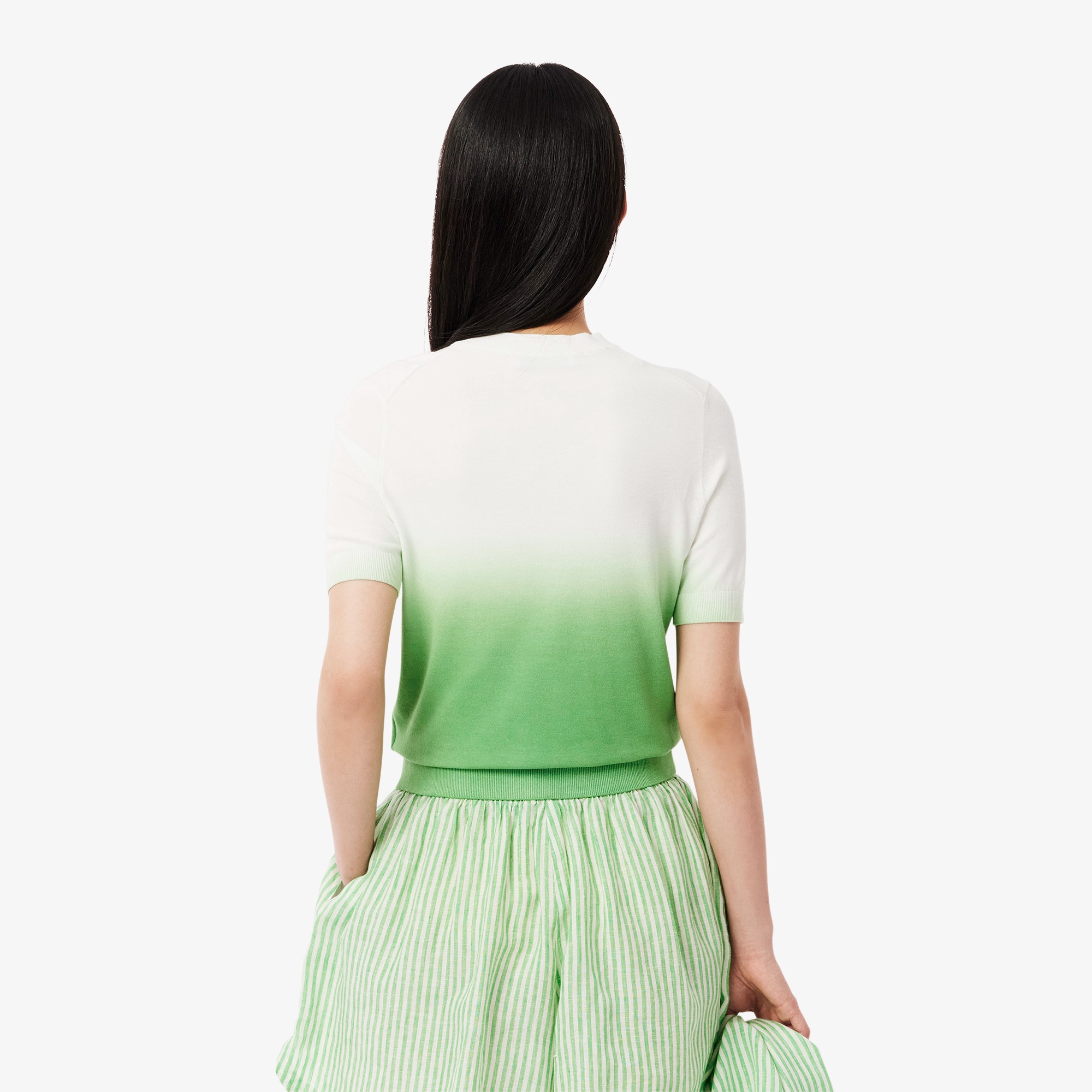 グラデーションニットTシャツ