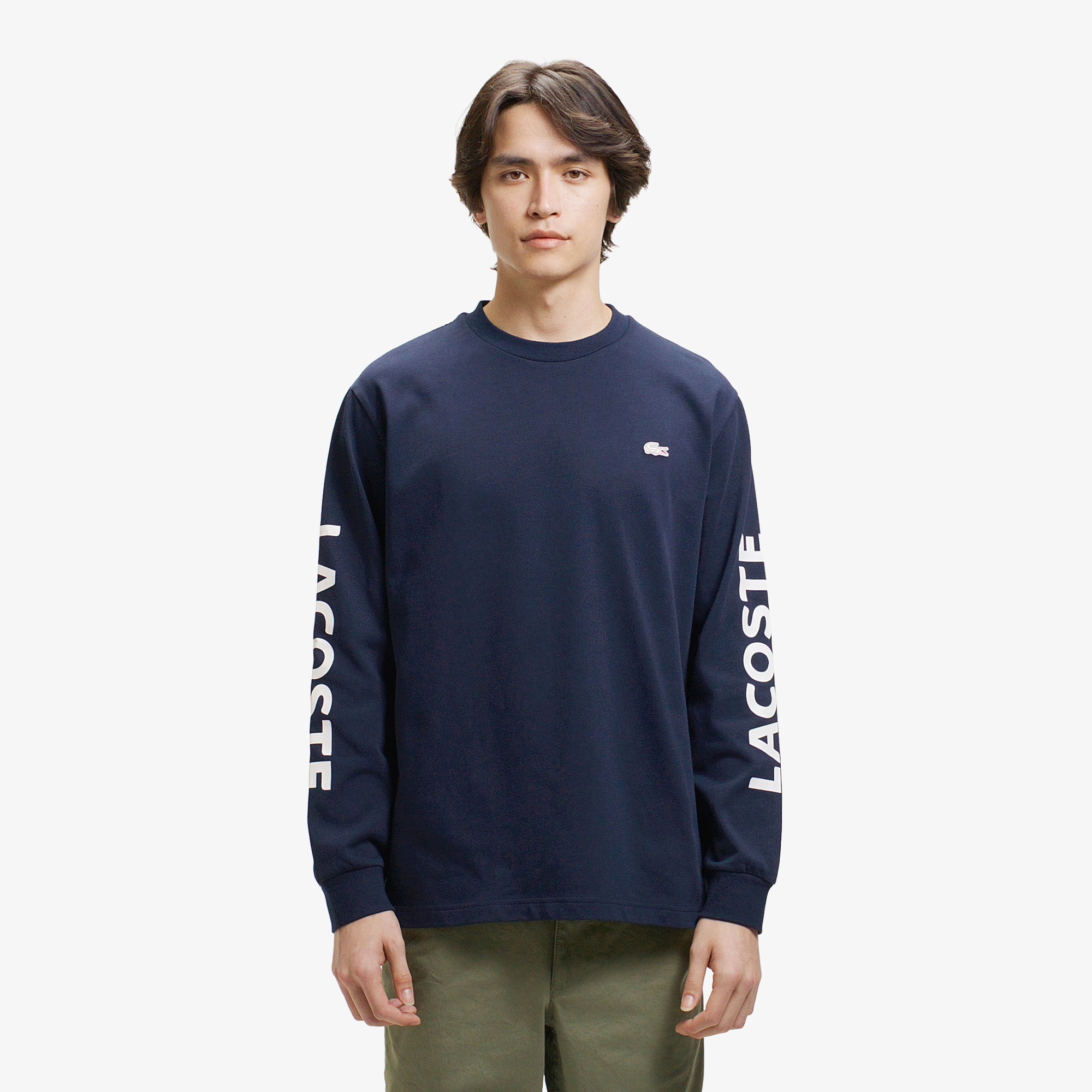 ヘビーウェイトスリーブプリントTシャツ