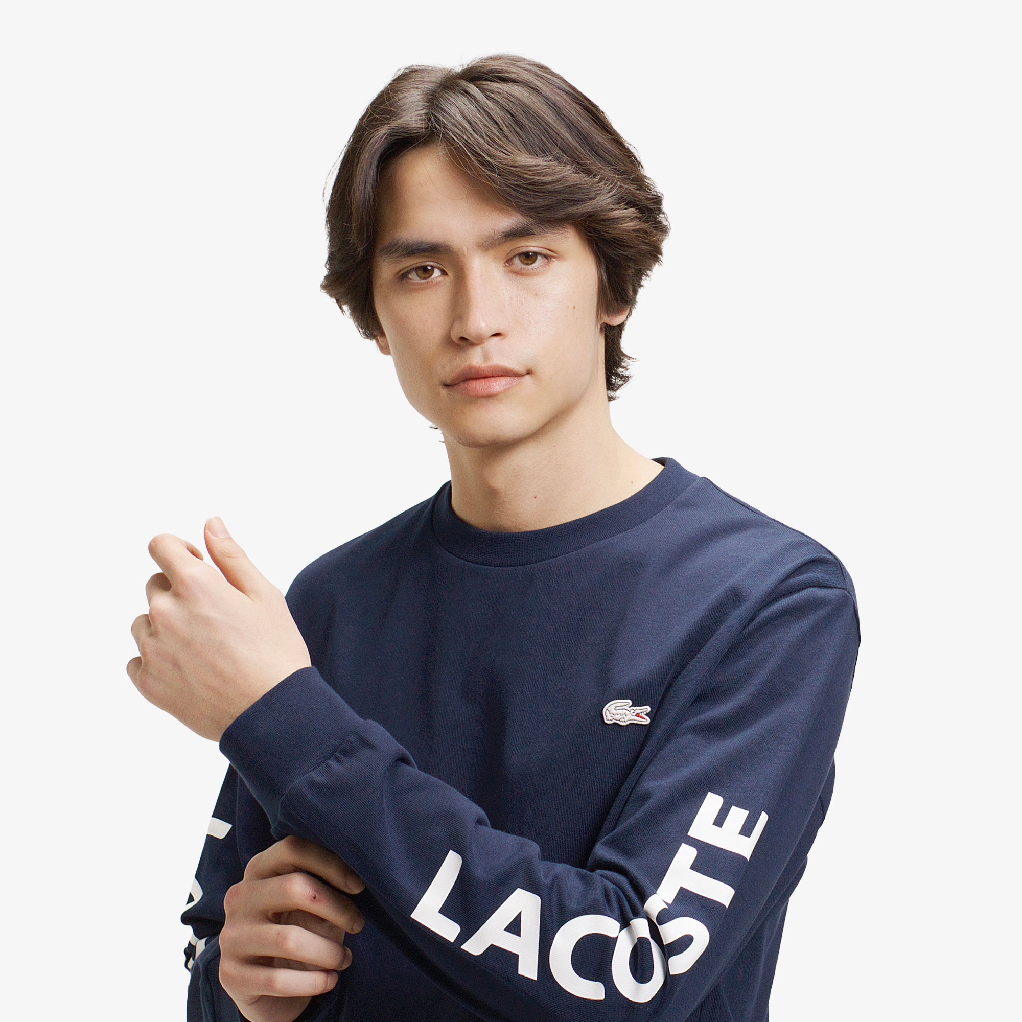 ヘビーウェイトスリーブプリントTシャツ