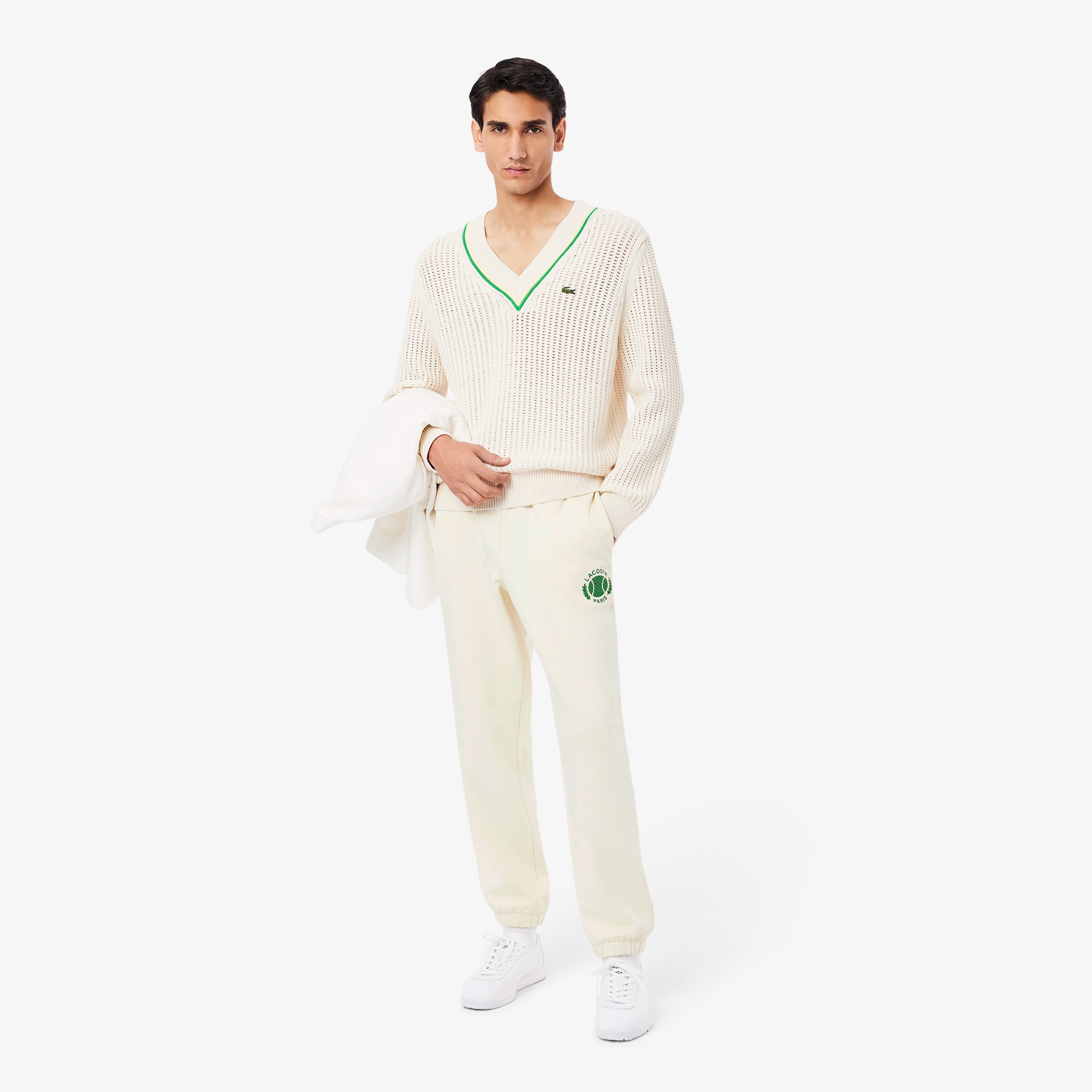 ヘリテージテニスロゴスウェットトラックパンツ