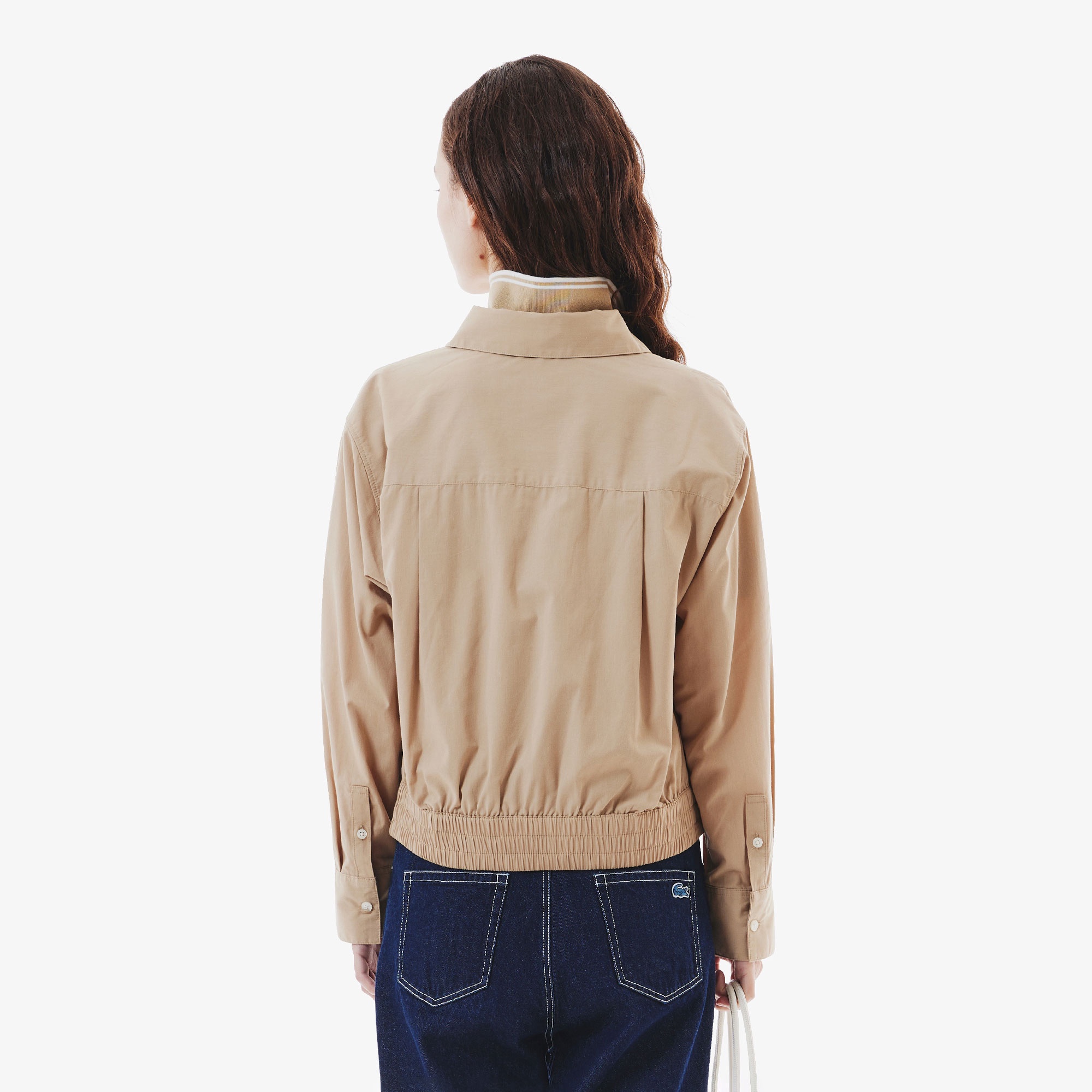 ウエストシャーリングシャツブルゾン