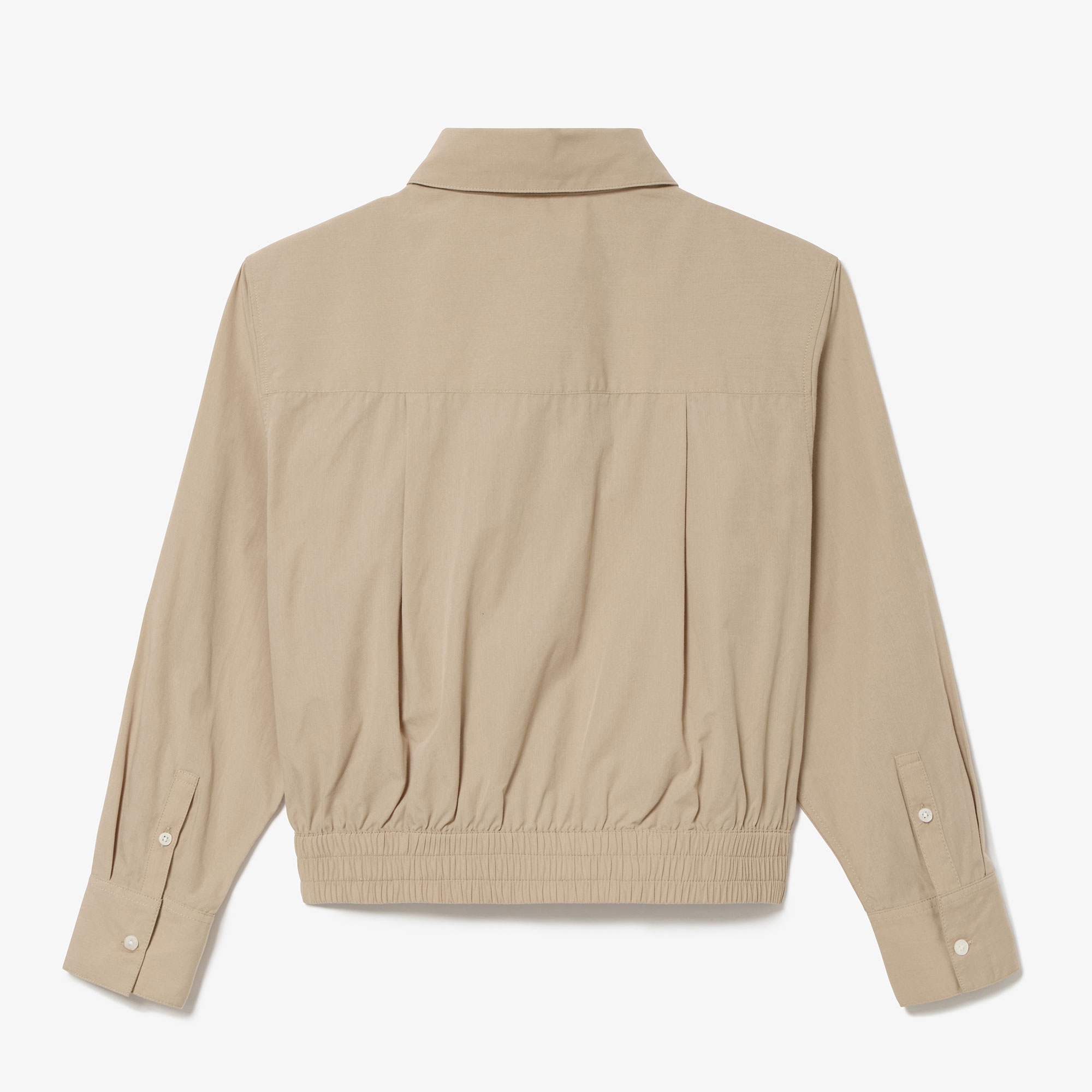 ウエストシャーリングシャツブルゾン