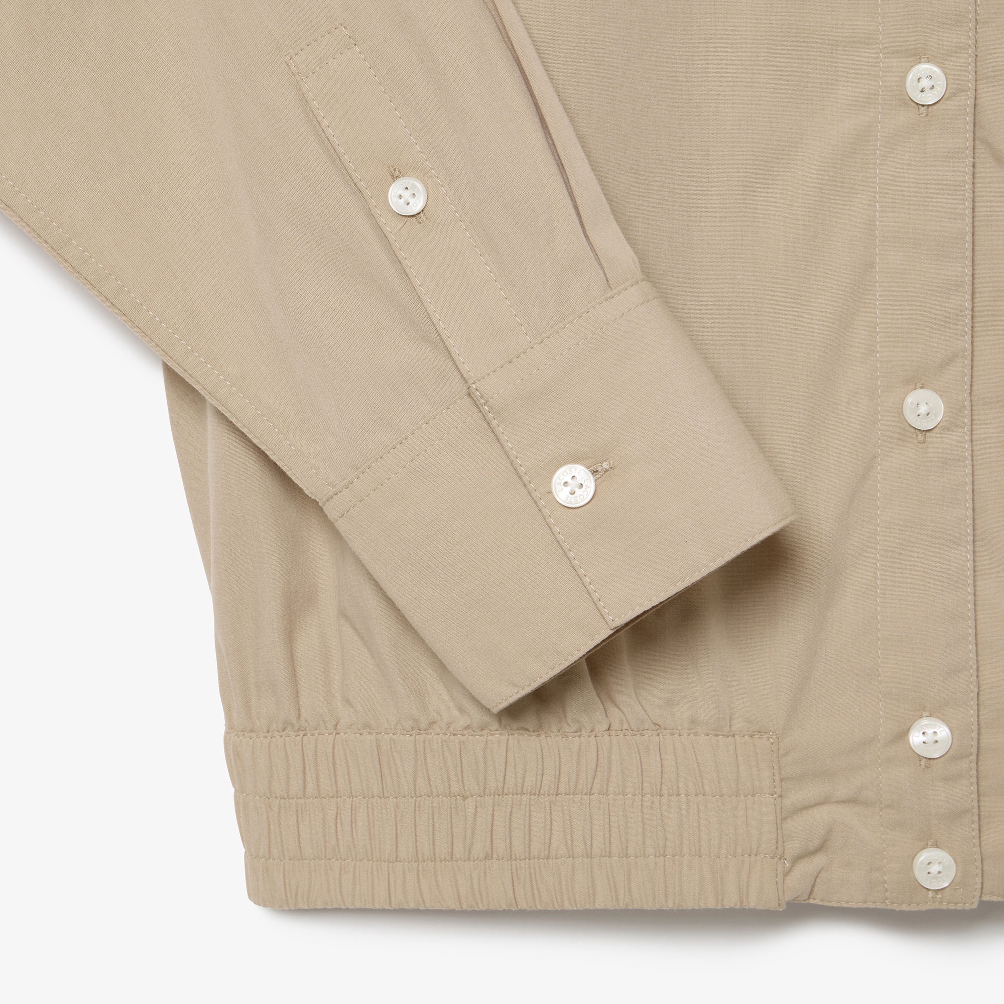 ウエストシャーリングシャツブルゾン