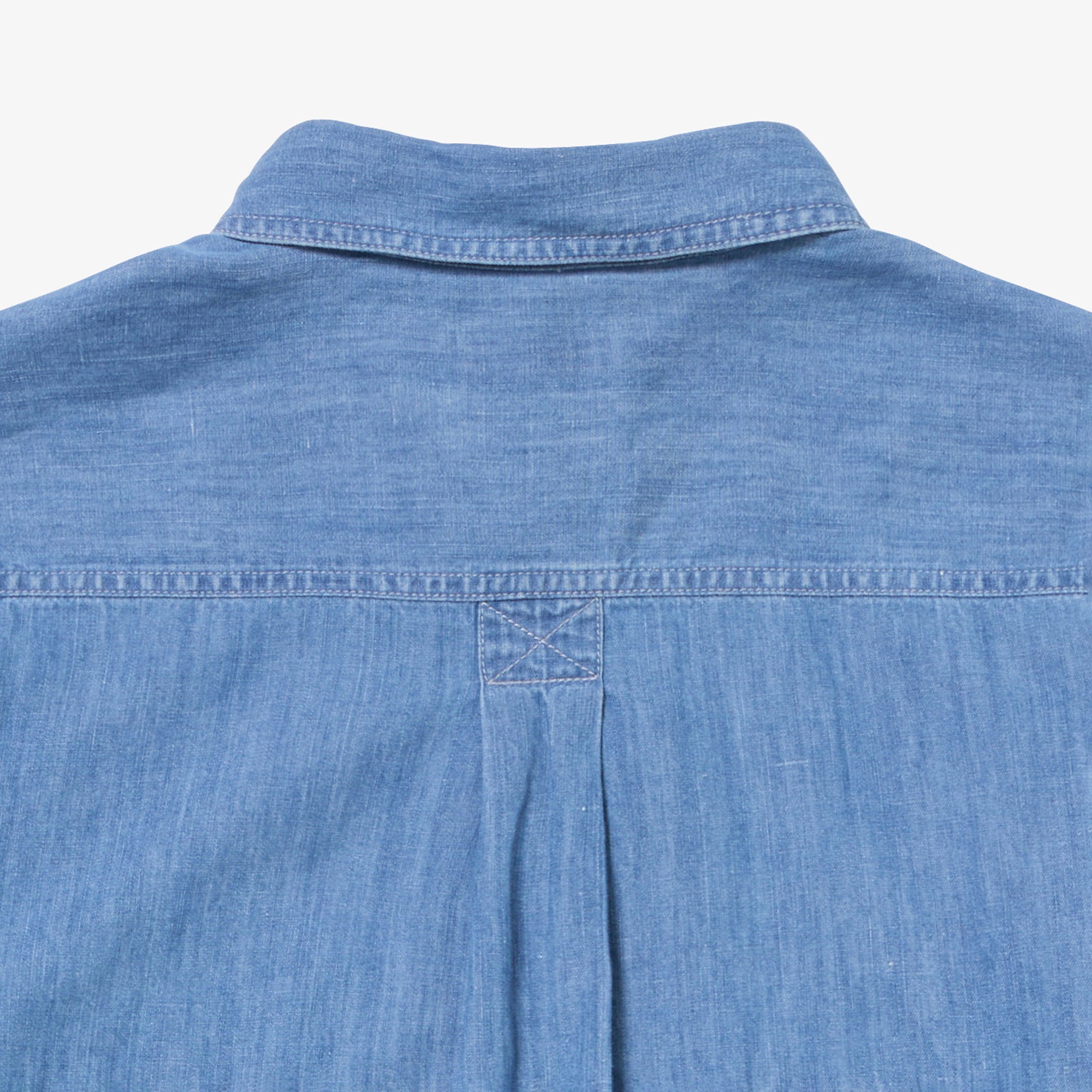 コットンリネンデニムシャツアウター