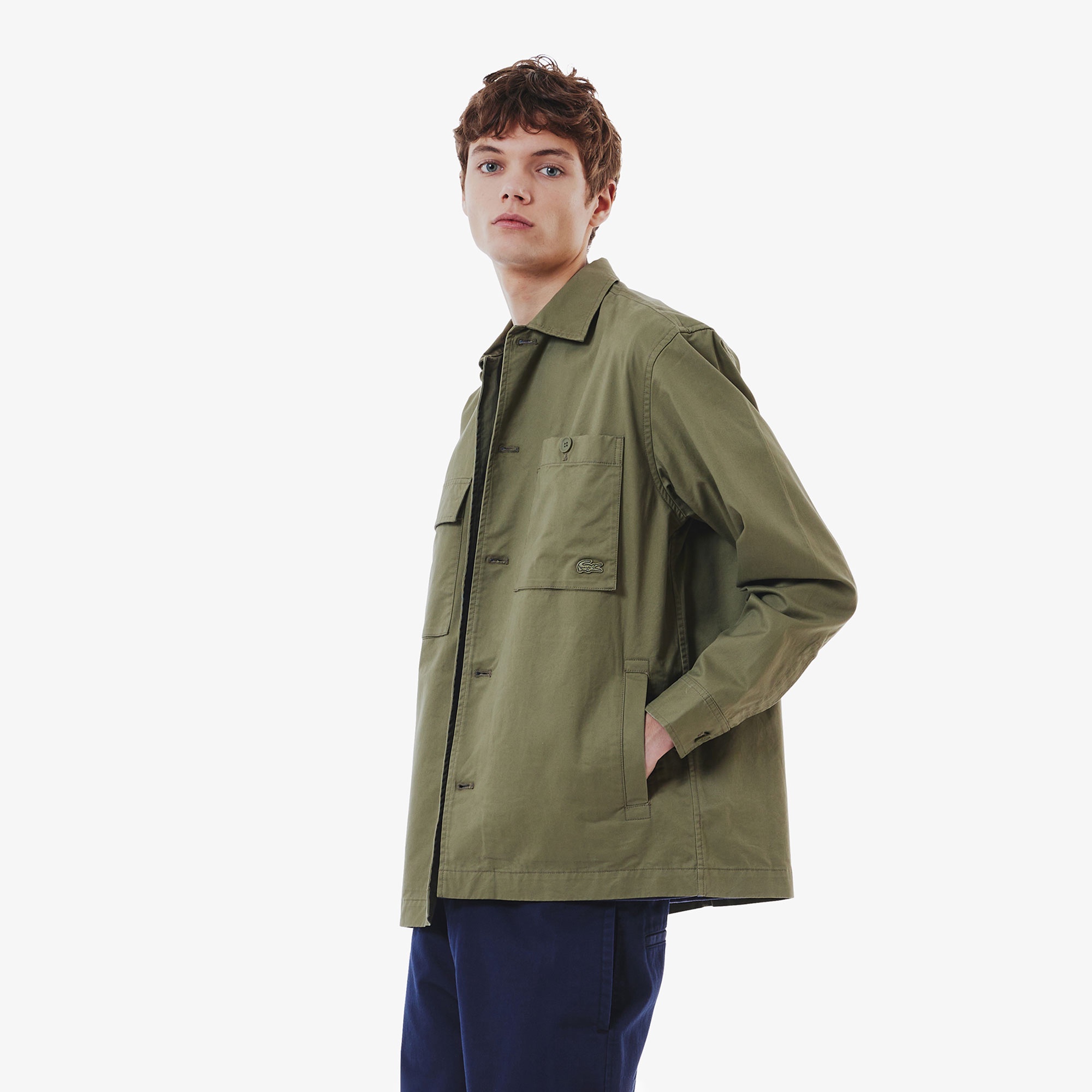 コットンツイルワークシャツアウター