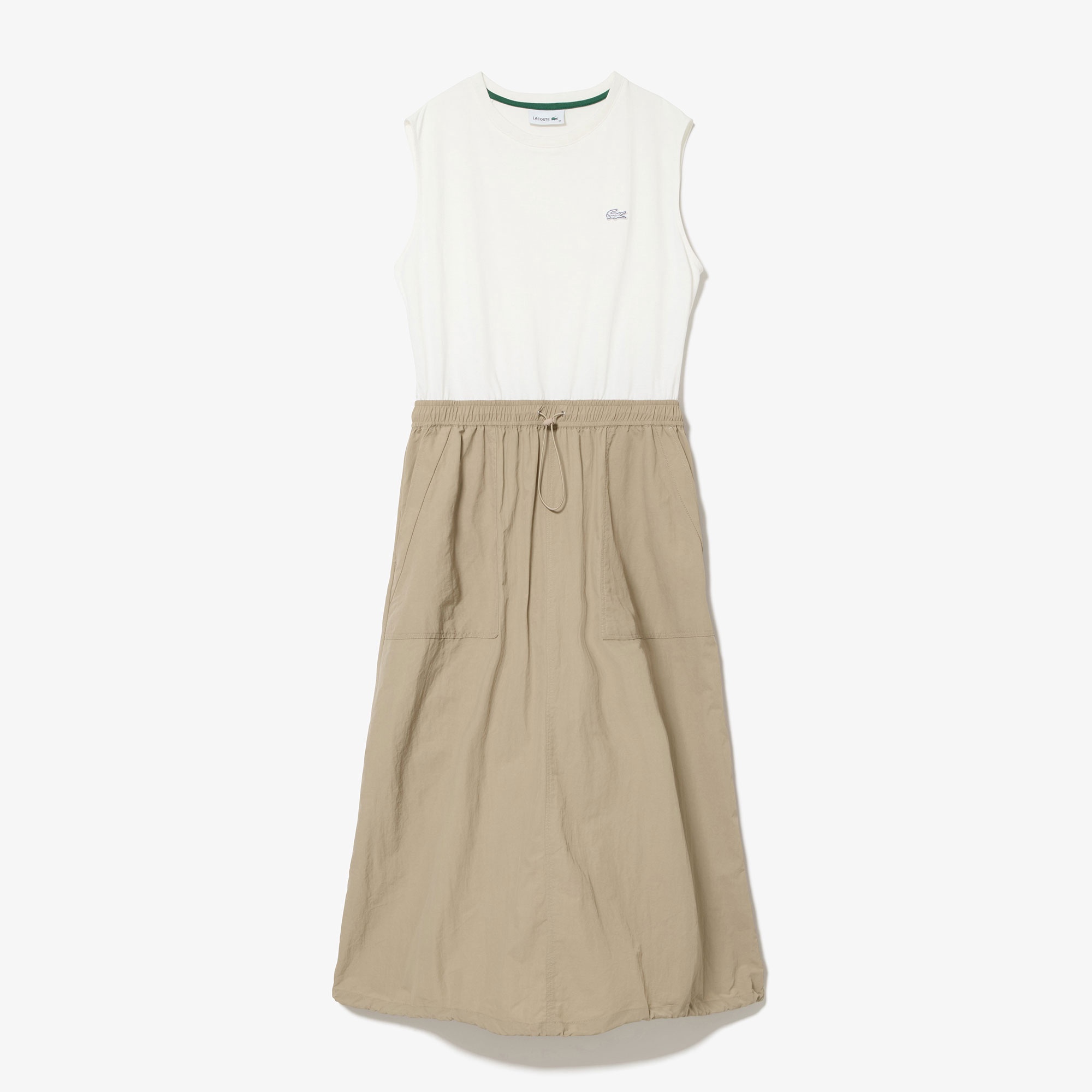 コンビネーションノースリーブドレス