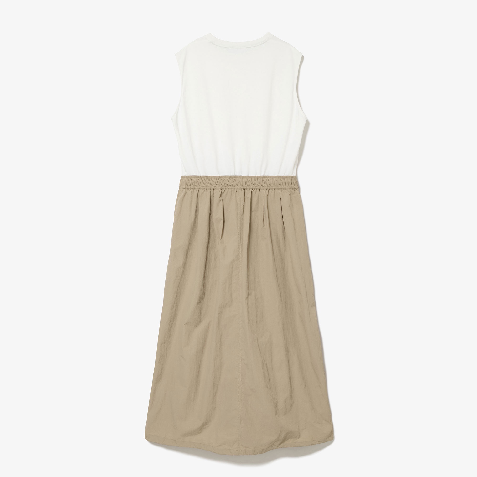 コンビネーションノースリーブドレス