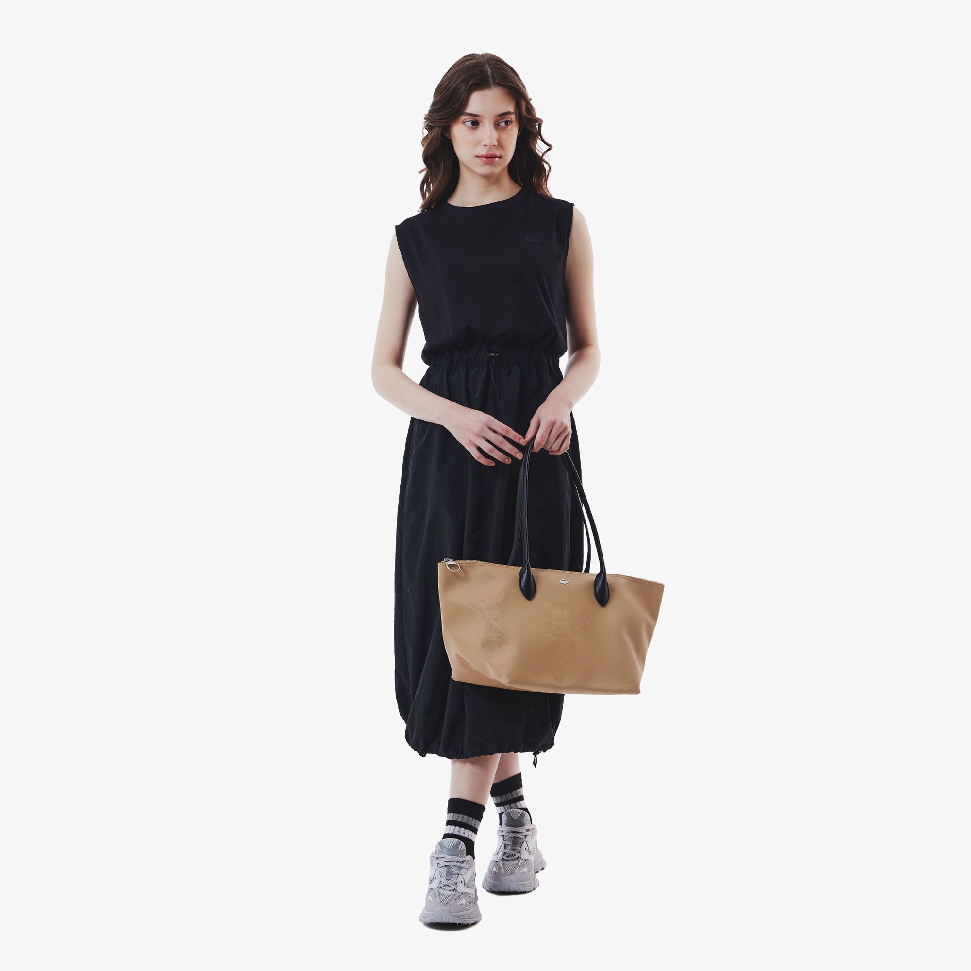 コンビネーションノースリーブドレス