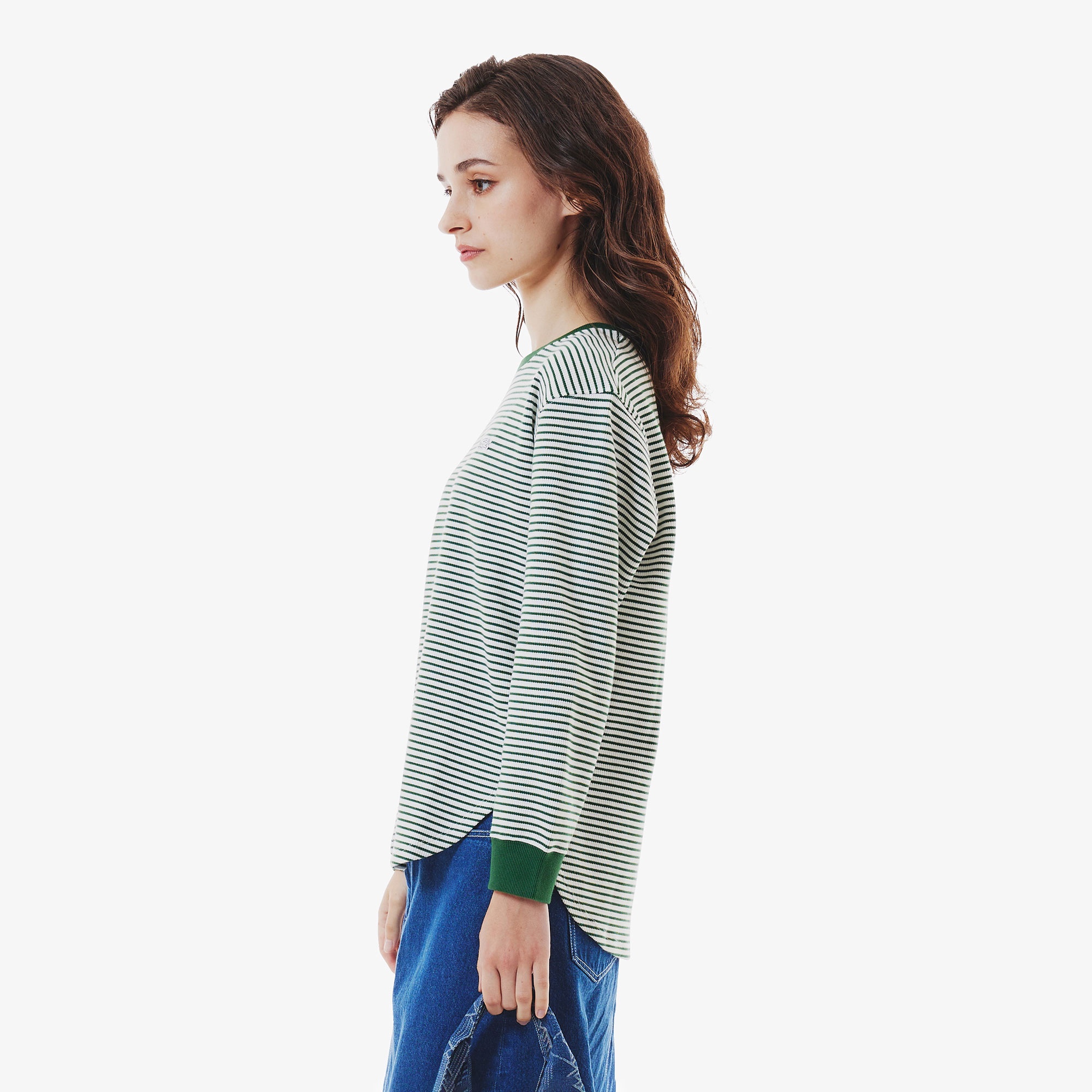 ワッフルボーダーTシャツ